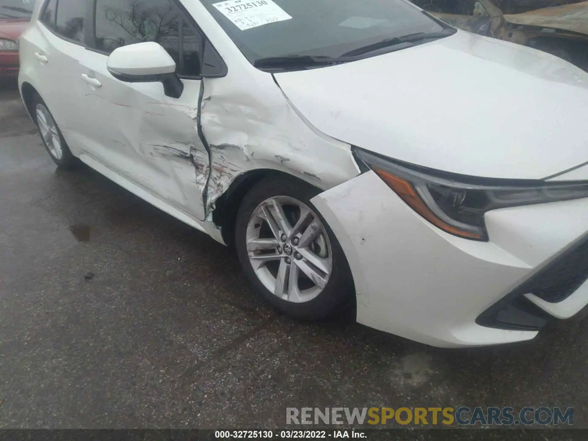 6 Photograph of a damaged car JTND4RBE9L3089729 TOYOTA COROLLA HATCHBACK 2020