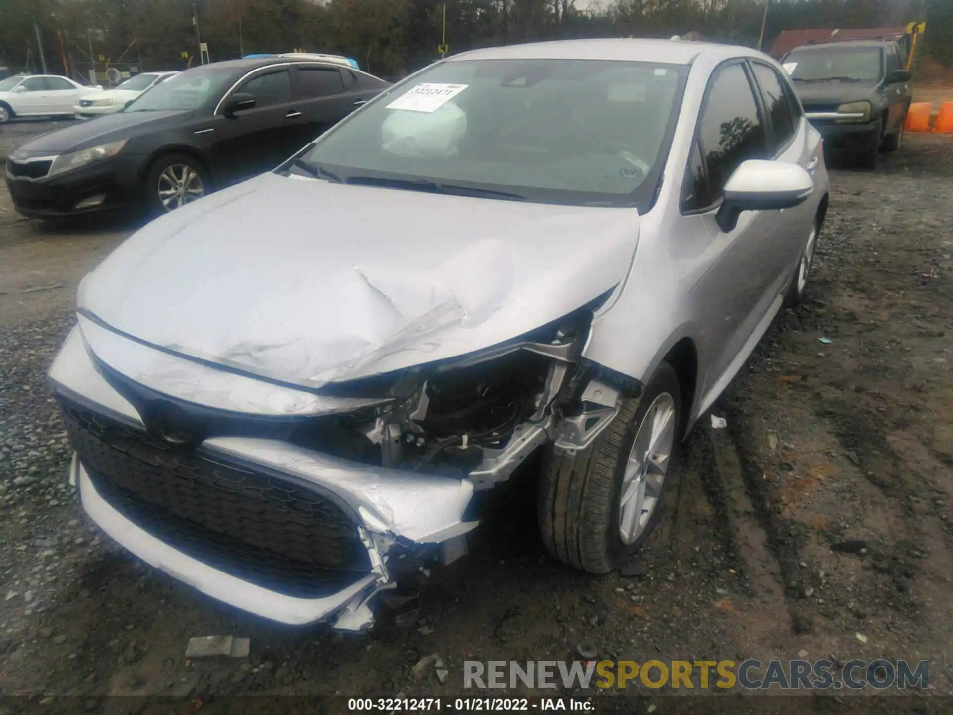 6 Photograph of a damaged car JTND4RBEXL3093157 TOYOTA COROLLA HATCHBACK 2020