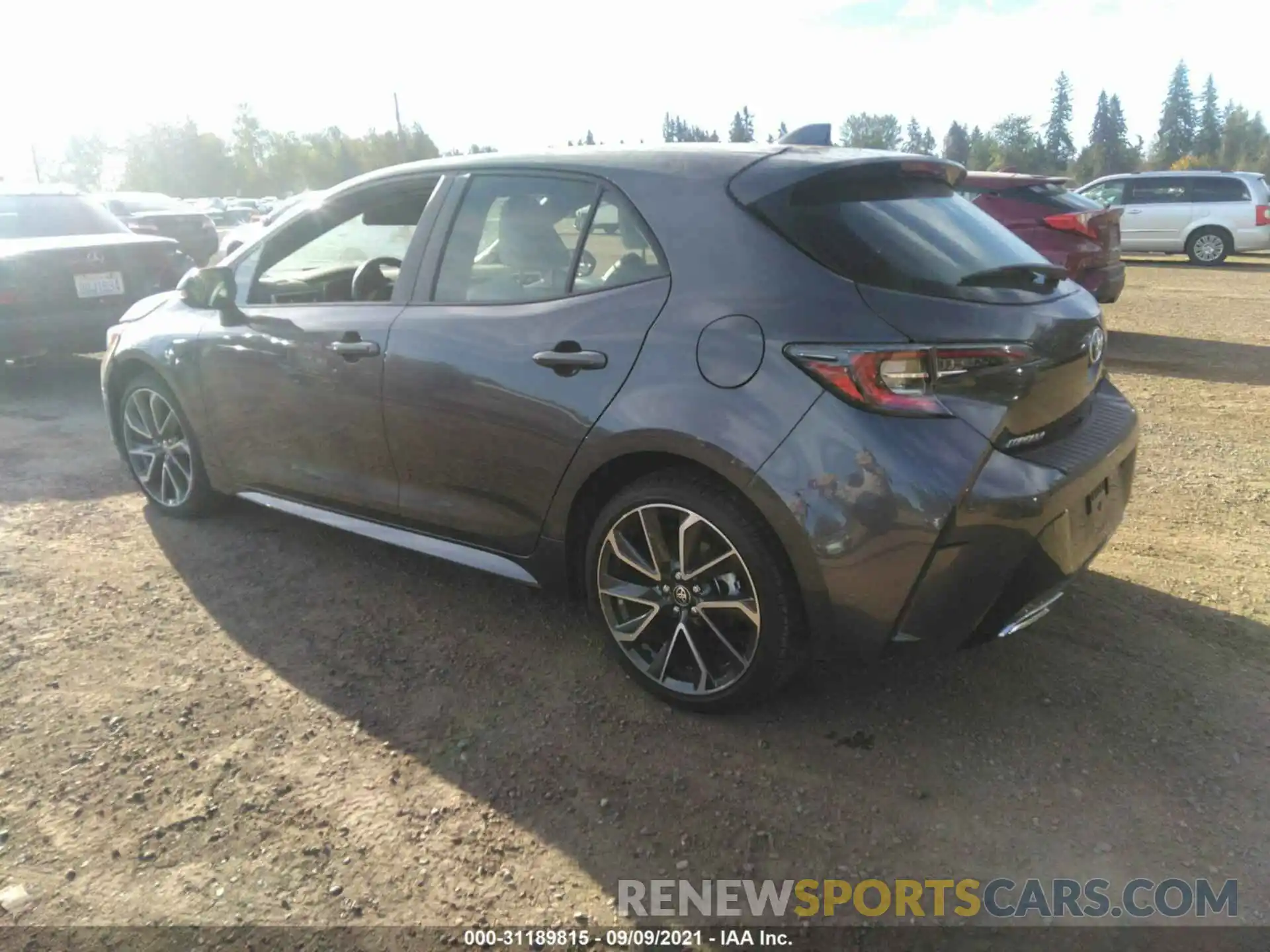 3 Photograph of a damaged car JTNC4MBEXM3106425 TOYOTA COROLLA HATCHBACK 2021