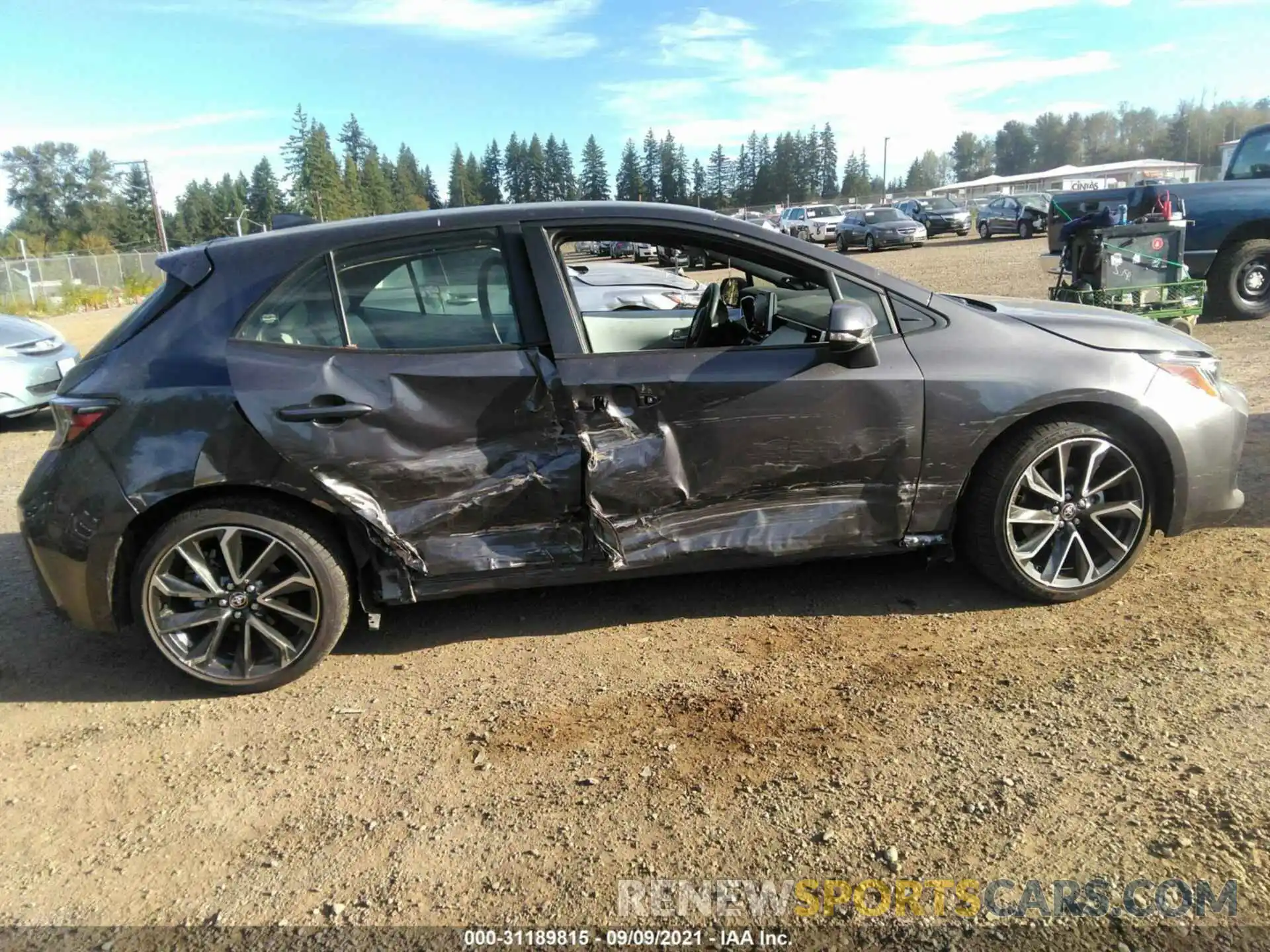 6 Photograph of a damaged car JTNC4MBEXM3106425 TOYOTA COROLLA HATCHBACK 2021