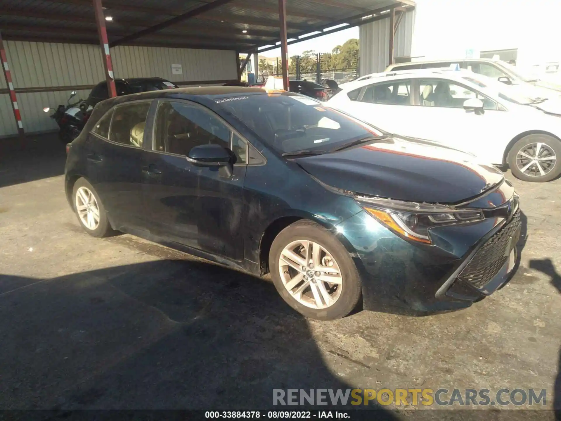 1 Photograph of a damaged car JTND4MBE3M3111714 TOYOTA COROLLA HATCHBACK 2021