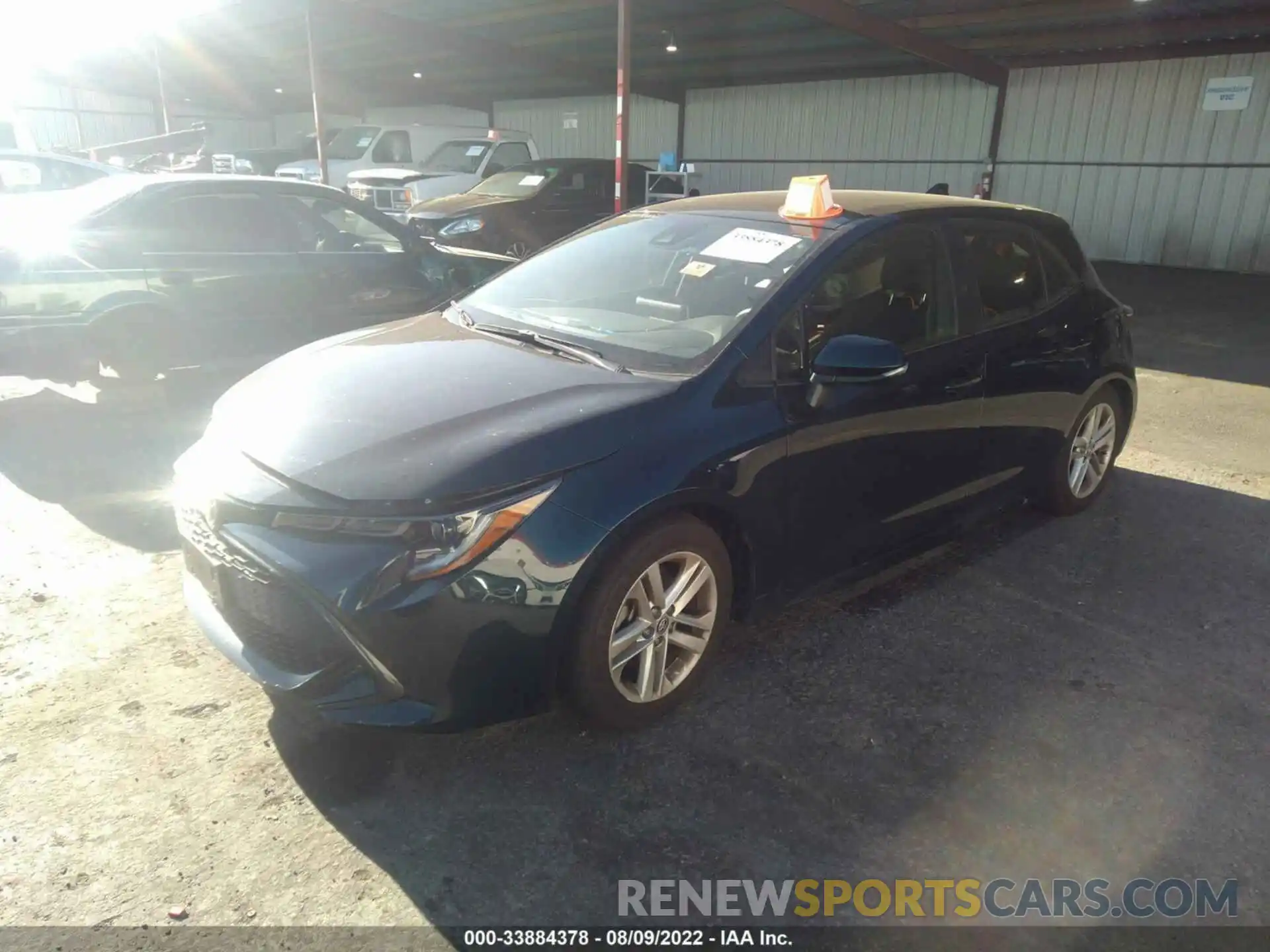 2 Photograph of a damaged car JTND4MBE3M3111714 TOYOTA COROLLA HATCHBACK 2021