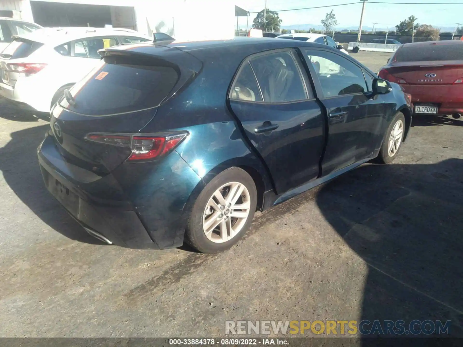 4 Photograph of a damaged car JTND4MBE3M3111714 TOYOTA COROLLA HATCHBACK 2021