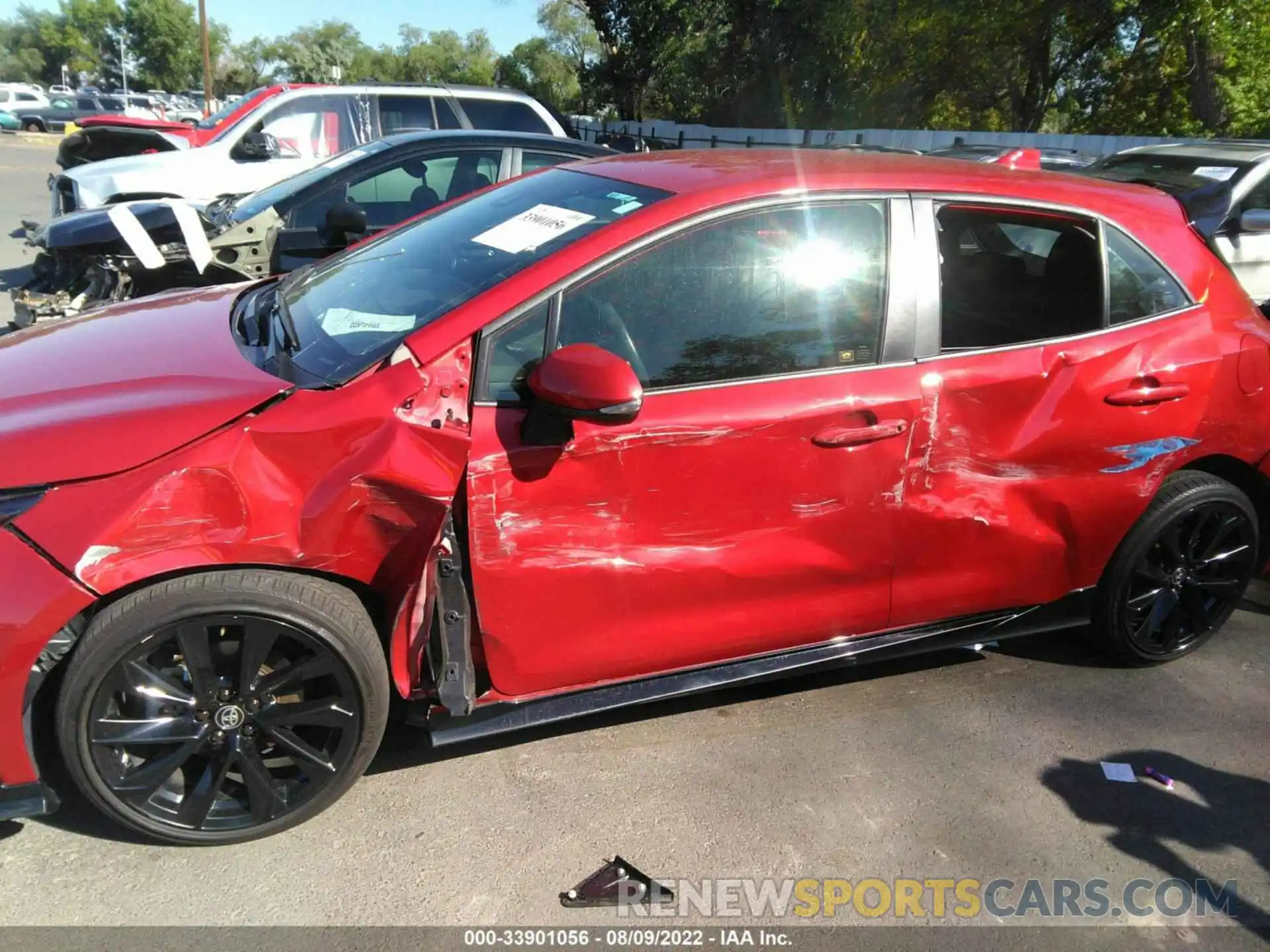 6 Photograph of a damaged car JTND4MBE7M3109254 TOYOTA COROLLA HATCHBACK 2021