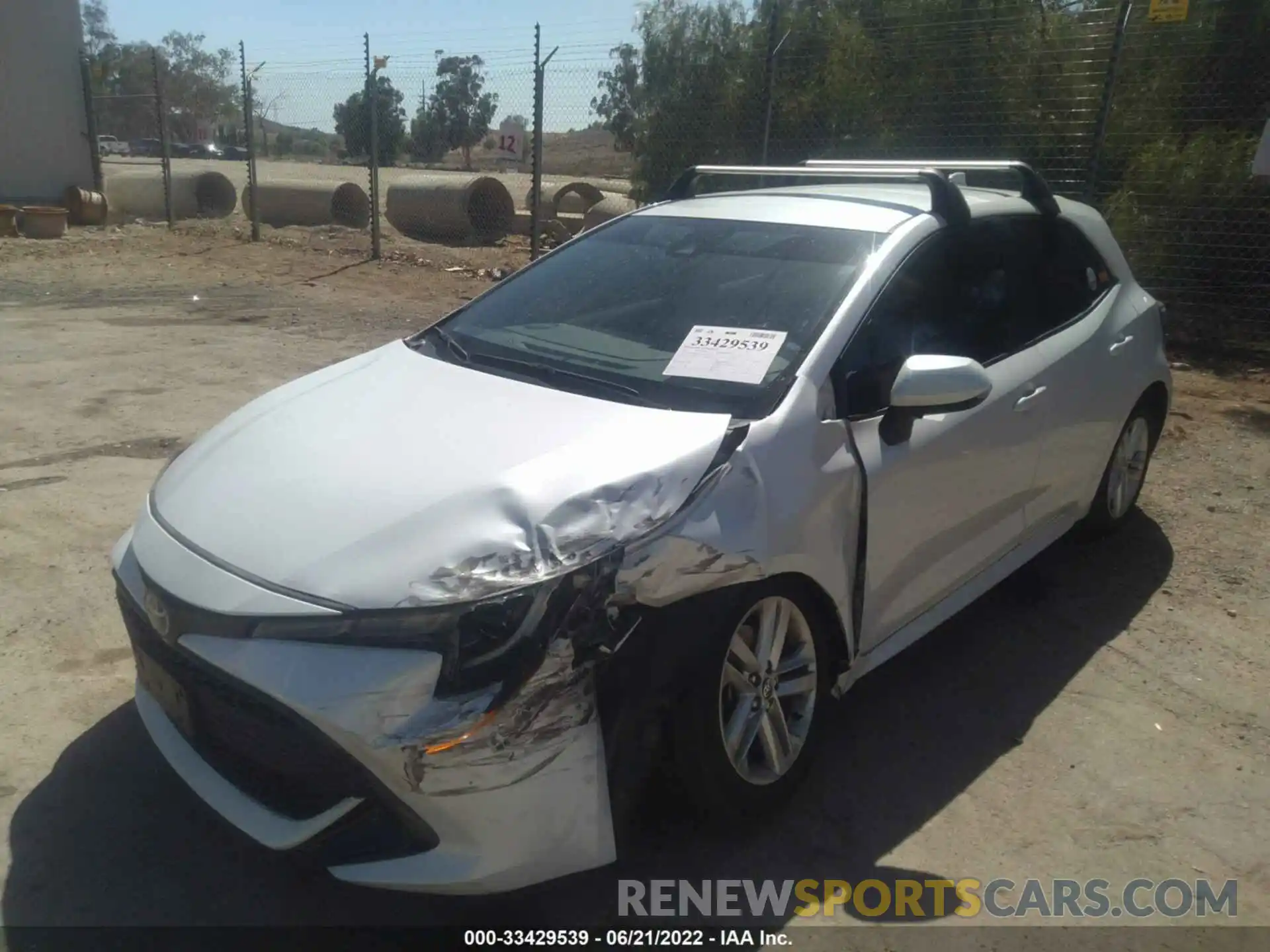 6 Photograph of a damaged car JTND4MBE7M3126006 TOYOTA COROLLA HATCHBACK 2021