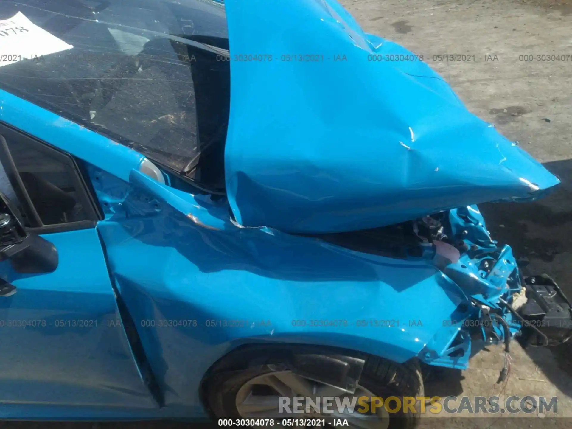 6 Photograph of a damaged car JTND4MBE9M3125603 TOYOTA COROLLA HATCHBACK 2021