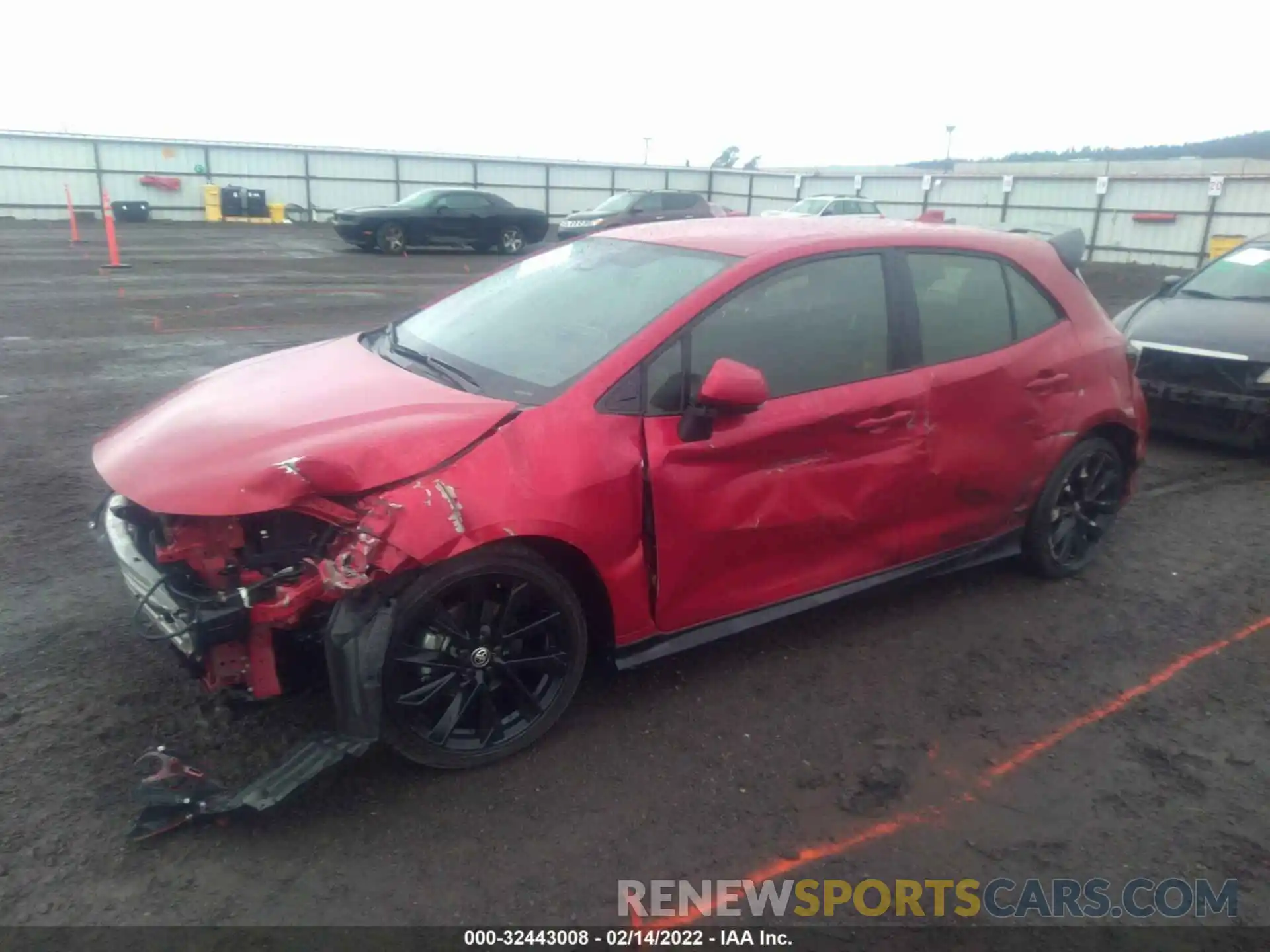 2 Photograph of a damaged car JTND4MBEXM3108356 TOYOTA COROLLA HATCHBACK 2021