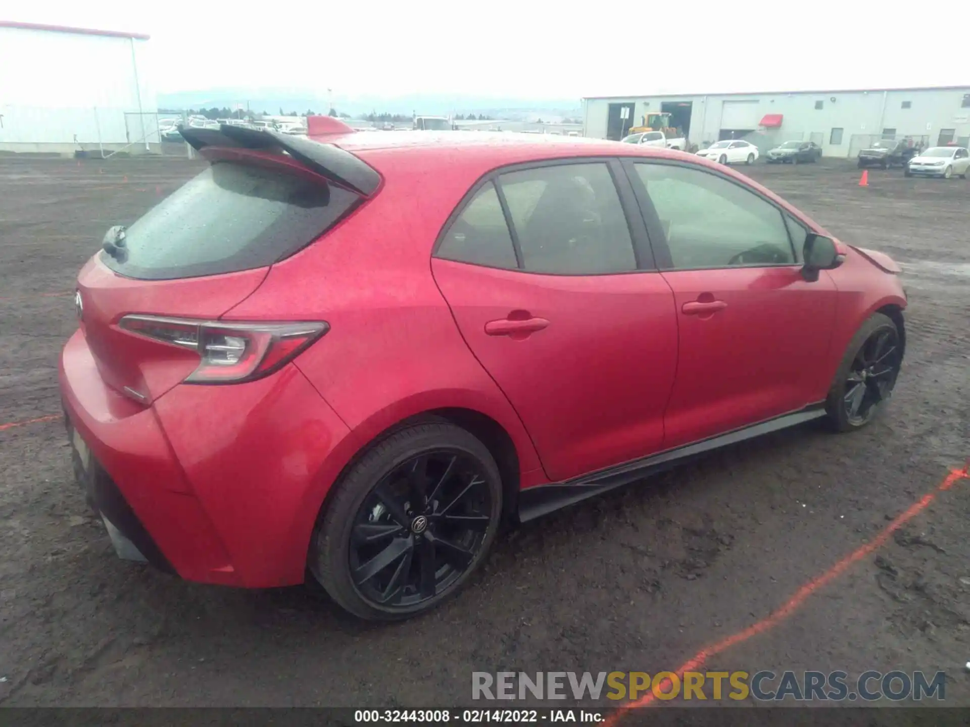 4 Photograph of a damaged car JTND4MBEXM3108356 TOYOTA COROLLA HATCHBACK 2021