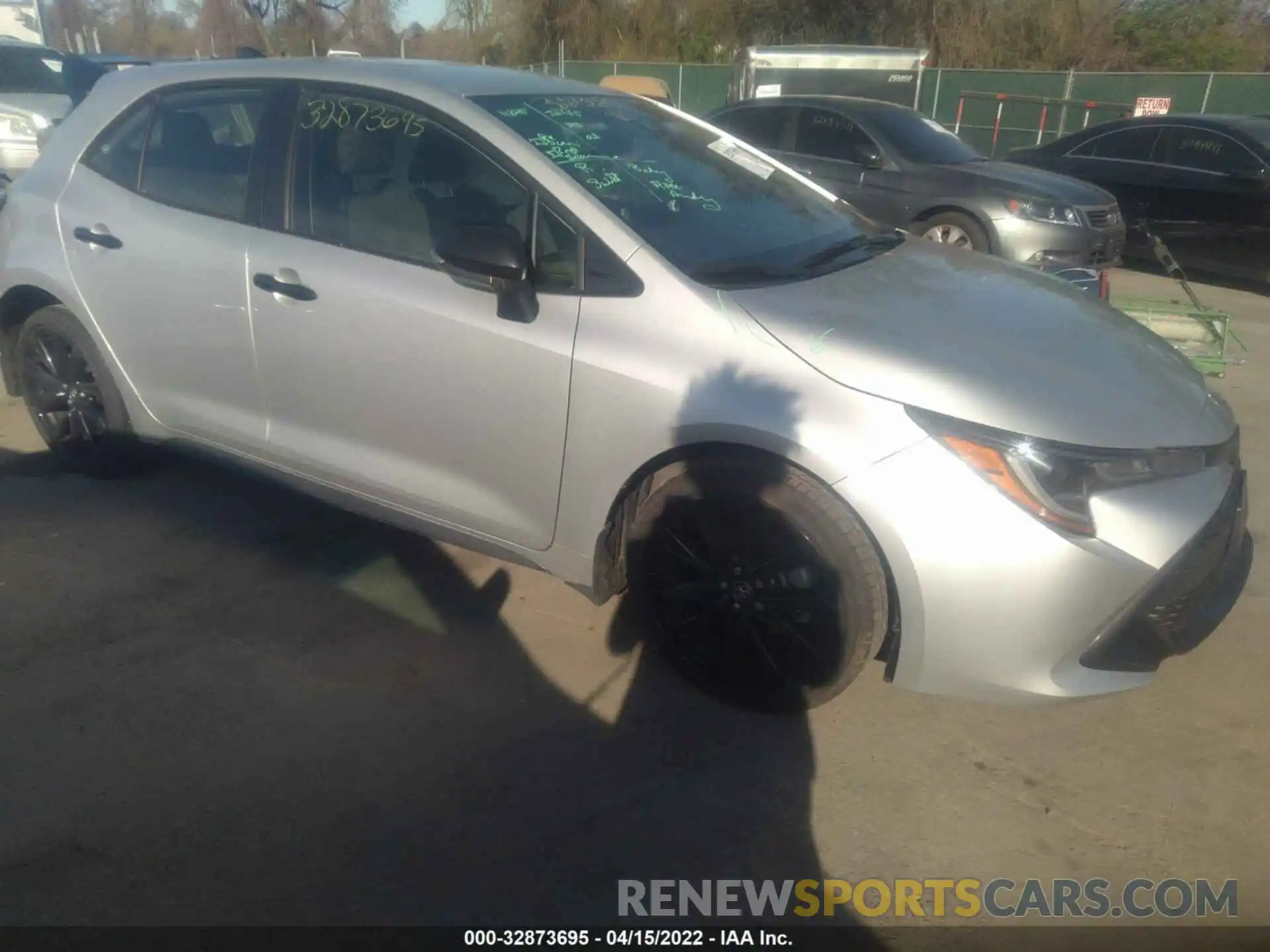 1 Photograph of a damaged car JTND4MBE4N3151057 TOYOTA COROLLA HATCHBACK 2022