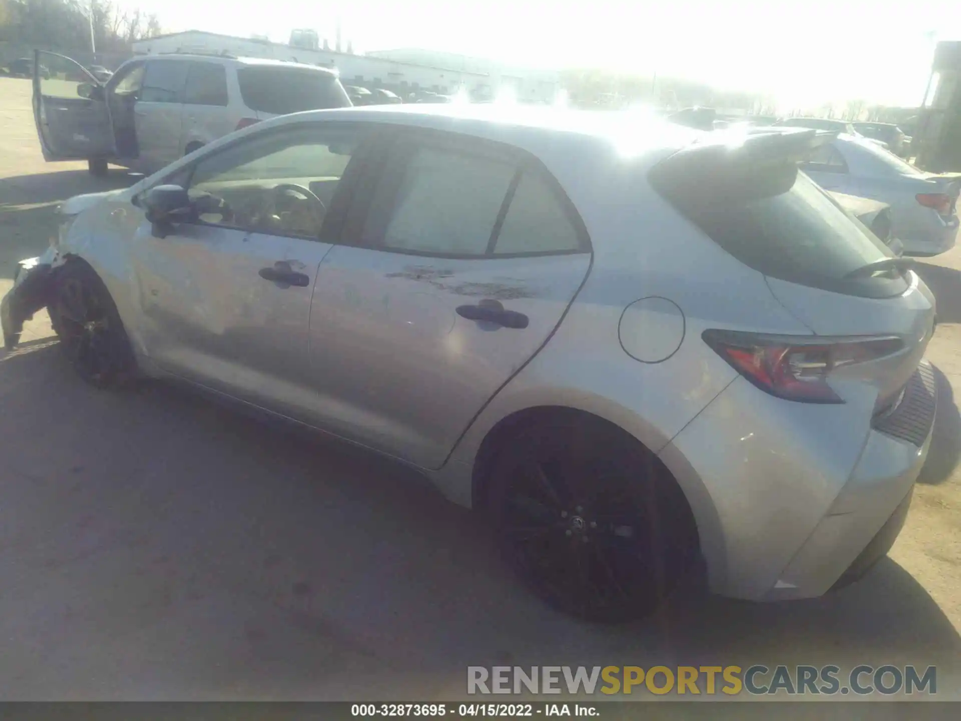 3 Photograph of a damaged car JTND4MBE4N3151057 TOYOTA COROLLA HATCHBACK 2022