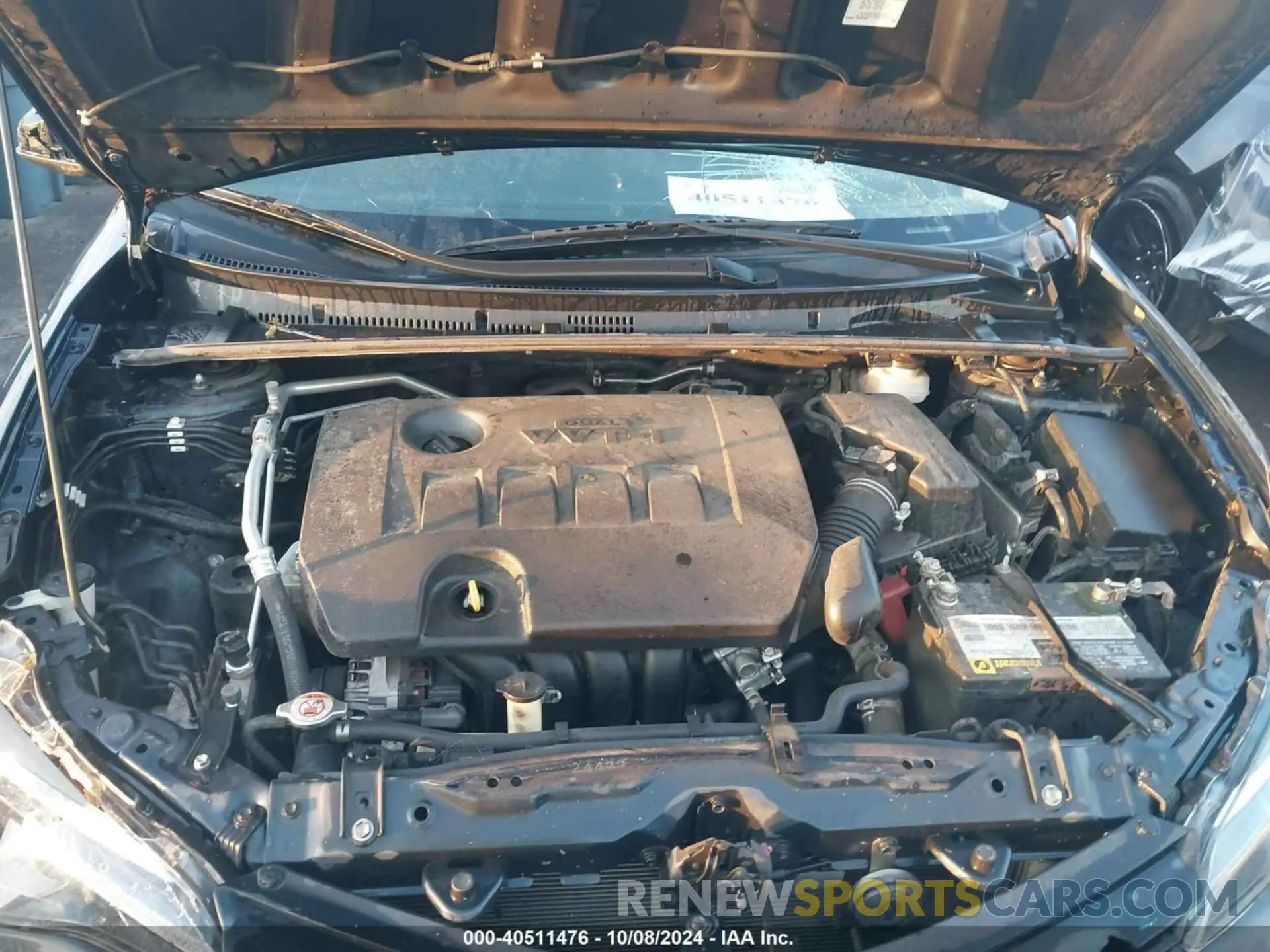 10 Photograph of a damaged car 5YFBURHE5KP949666 TOYOTA COROLLA LE W/CONTINU 2019