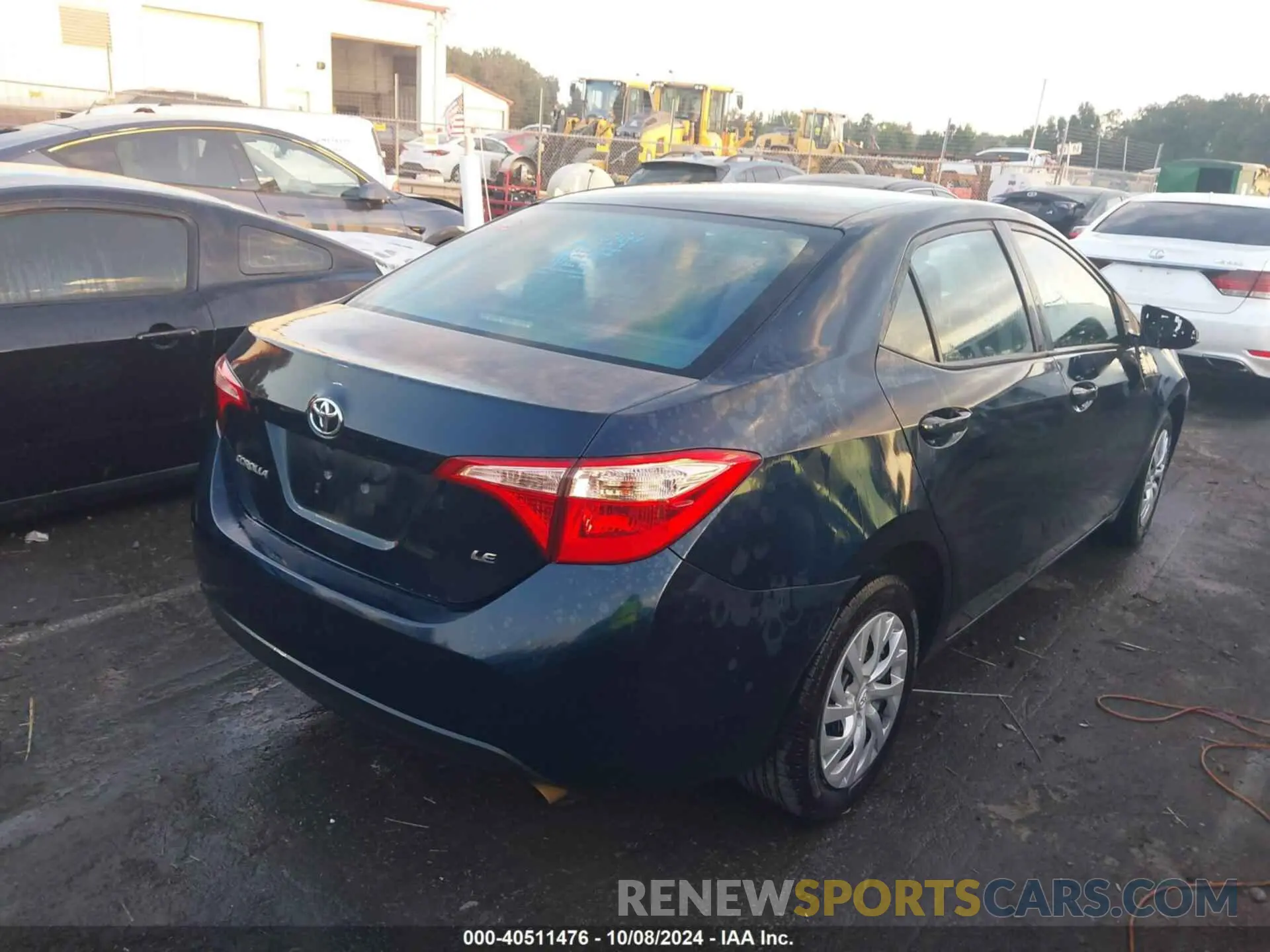 4 Photograph of a damaged car 5YFBURHE5KP949666 TOYOTA COROLLA LE W/CONTINU 2019