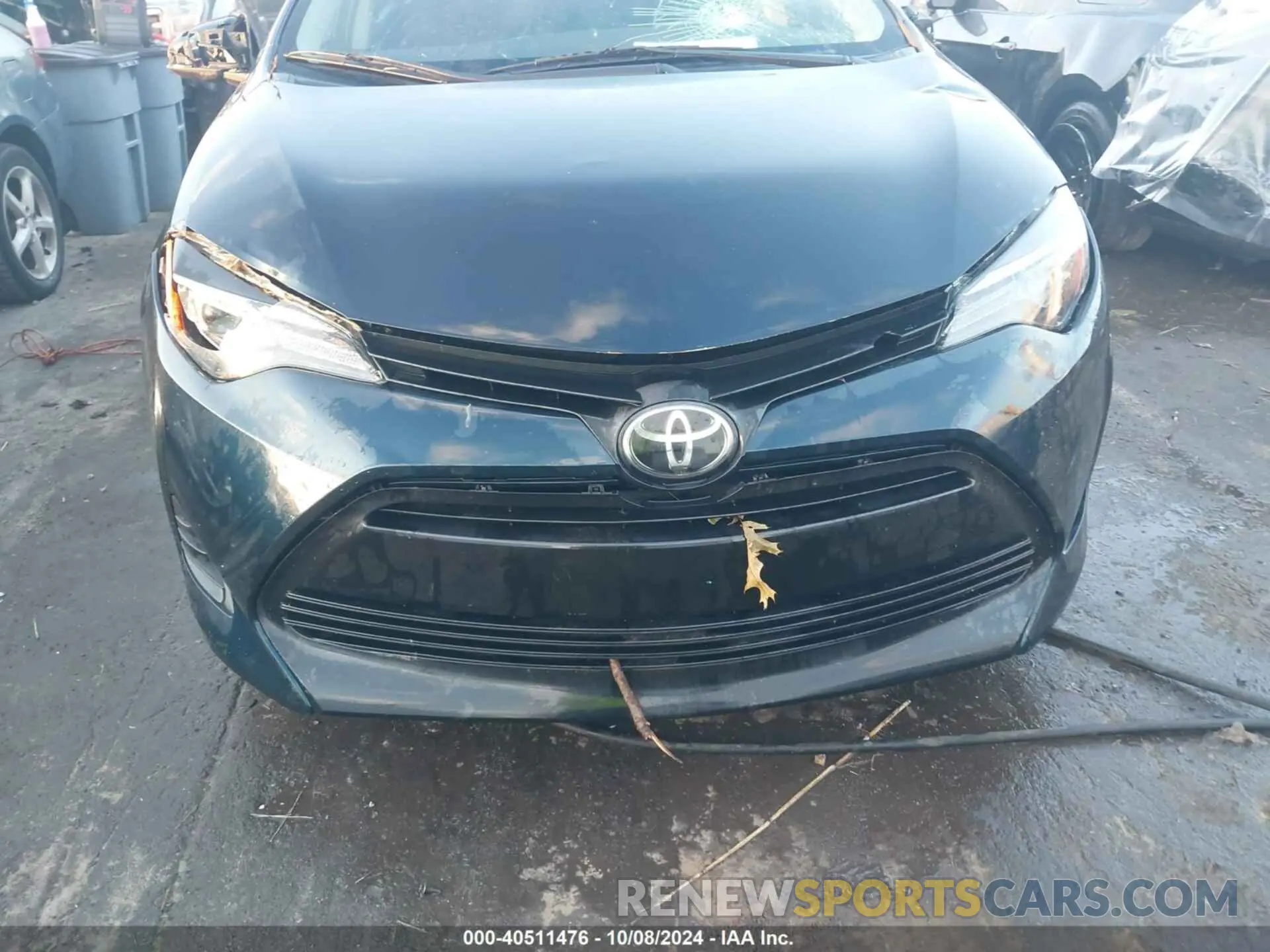6 Photograph of a damaged car 5YFBURHE5KP949666 TOYOTA COROLLA LE W/CONTINU 2019