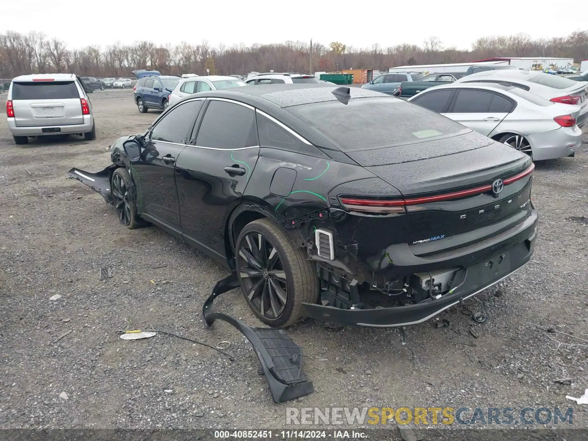 3 Photograph of a damaged car JTDAFAAF9P3001152 TOYOTA CROWN 2023