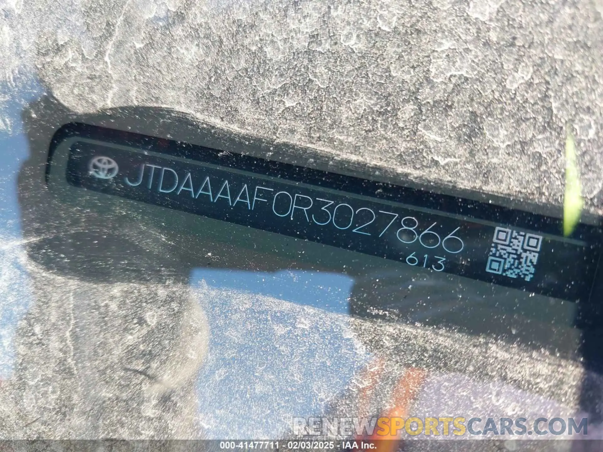 9 Photograph of a damaged car JTDAAAAF0R3027866 TOYOTA CROWN 2024