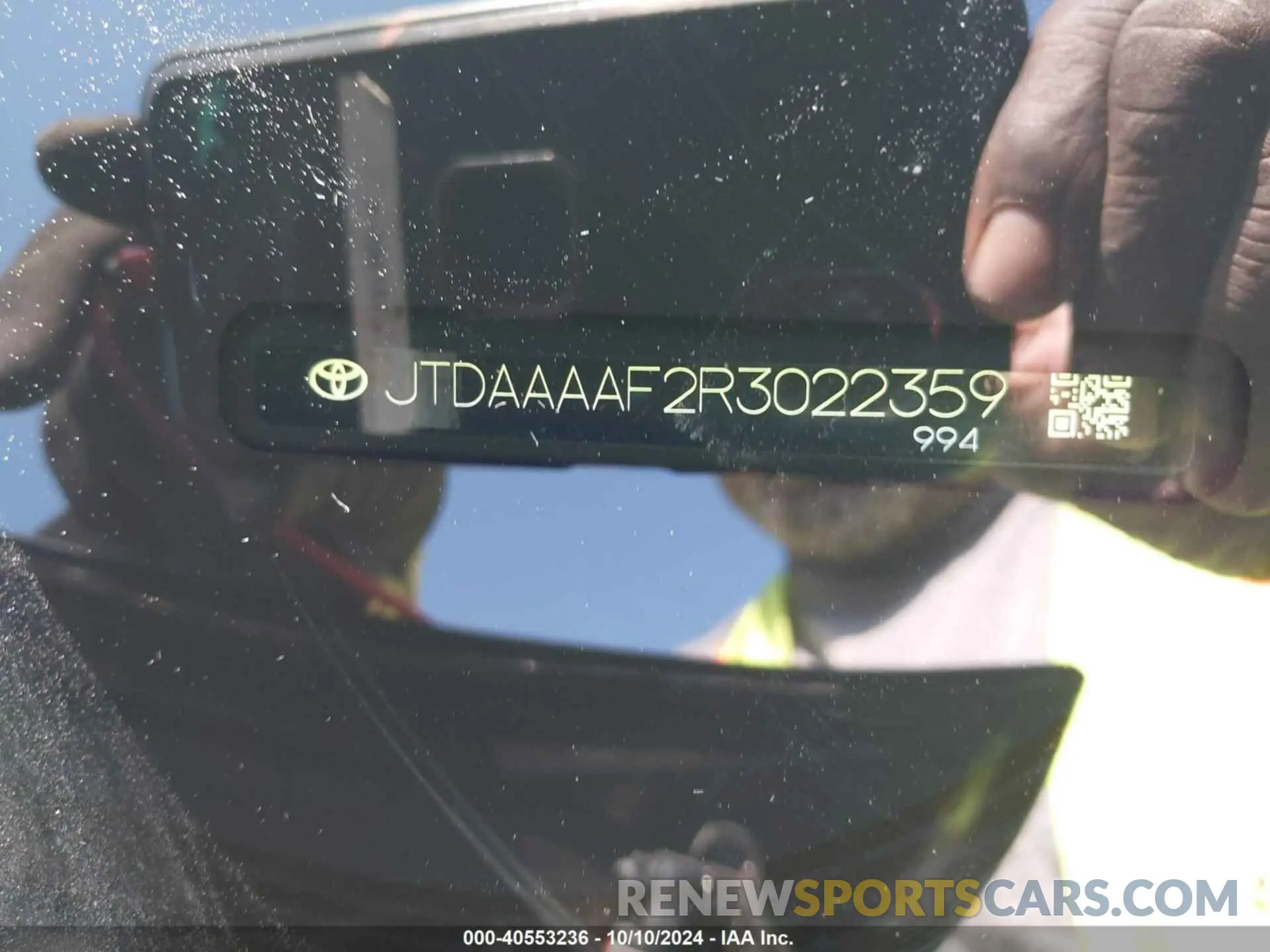 9 Photograph of a damaged car JTDAAAAF2R3022359 TOYOTA CROWN 2024