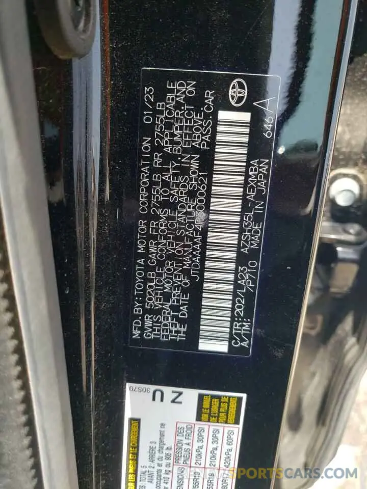 13 Photograph of a damaged car JTDAAAAF4P3000621 TOYOTA CROWN XLE 2023