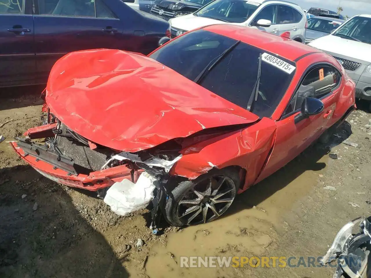 1 Photograph of a damaged car JF1ZNBC19P8750331 TOYOTA GR 86 2023