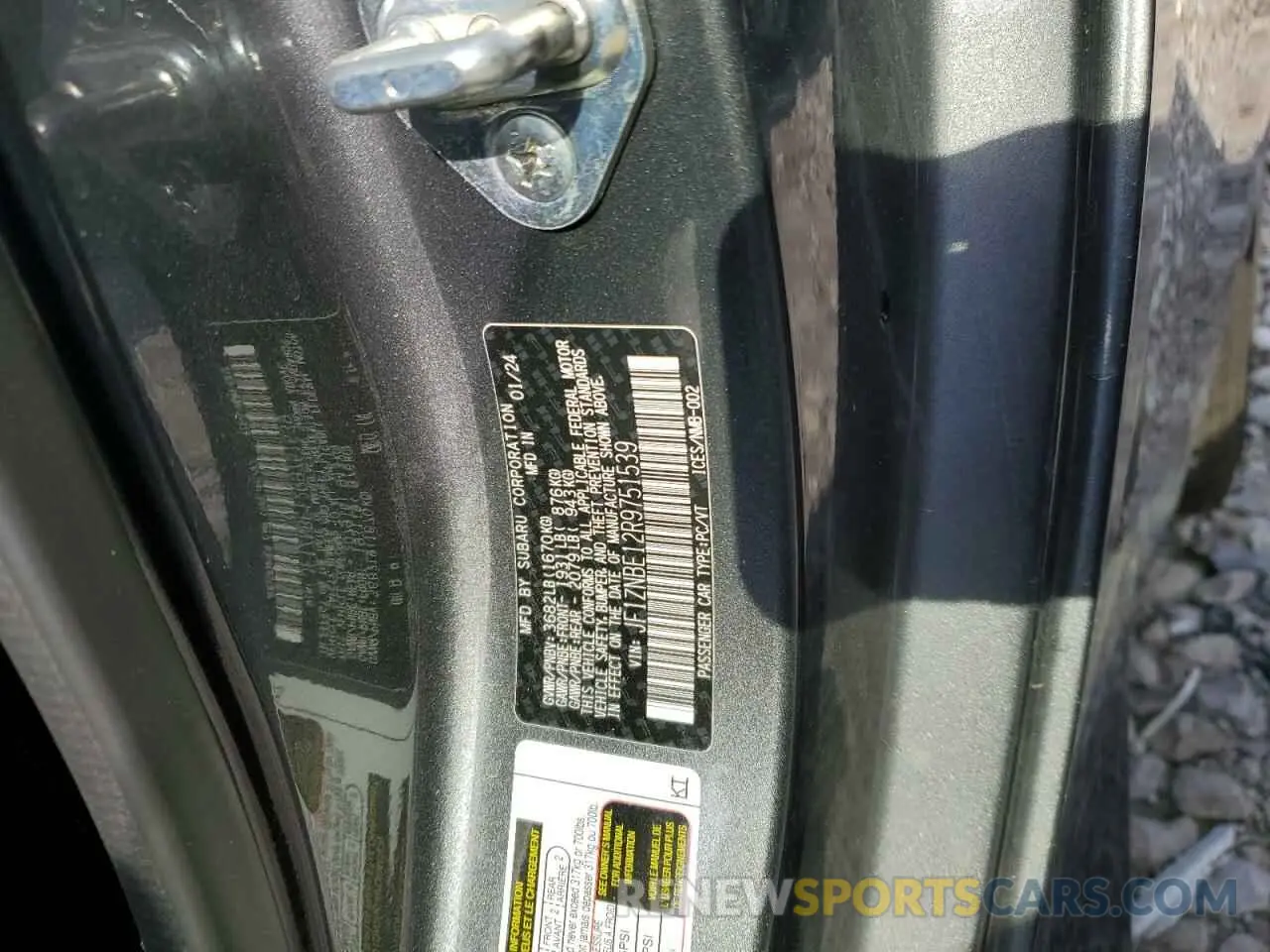 12 Photograph of a damaged car JF1ZNBE12R9751539 TOYOTA GR 86 PREM 2024