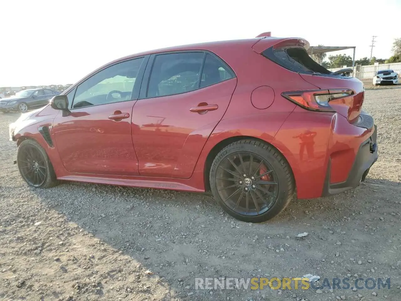 2 Photograph of a damaged car JTNABAAE0PA004516 TOYOTA GR COROLLA 2023