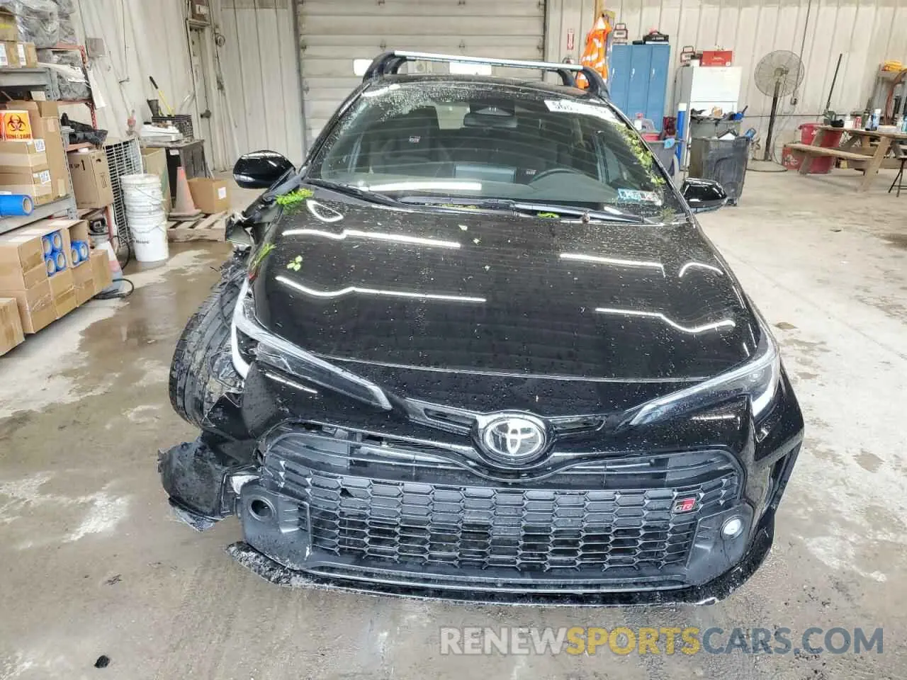 5 Photograph of a damaged car JTNABAAE0PA005326 TOYOTA GR COROLLA 2023