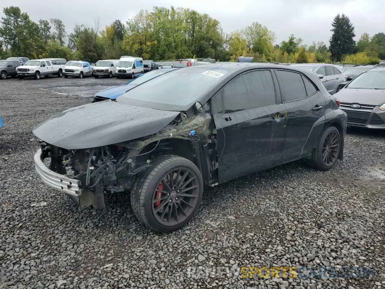 1 Photograph of a damaged car JTNABAAE1PA001205 TOYOTA GR COROLLA 2023