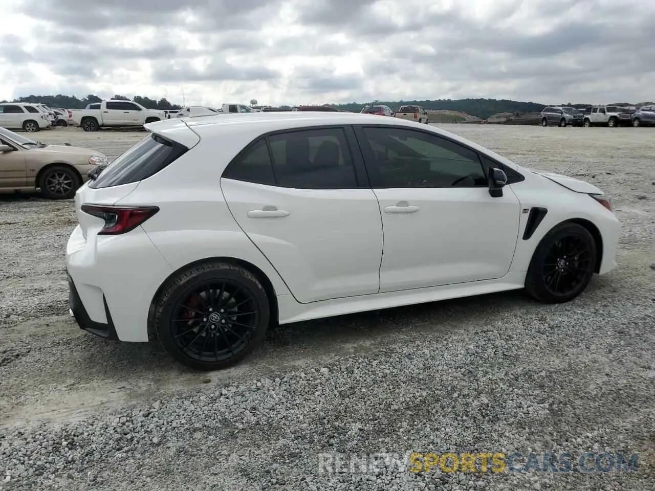 3 Photograph of a damaged car JTNABAAE1PA002368 TOYOTA GR COROLLA 2023