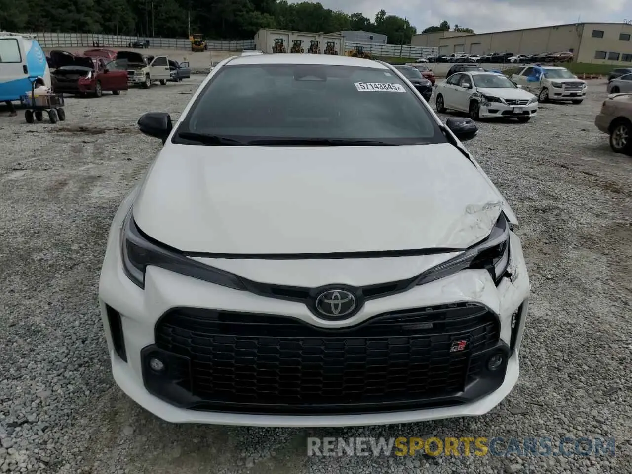 5 Photograph of a damaged car JTNABAAE1PA002368 TOYOTA GR COROLLA 2023
