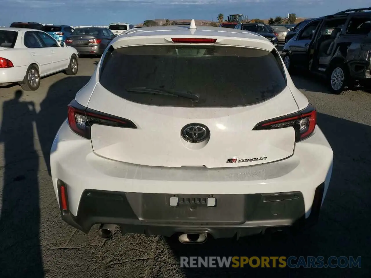 6 Photograph of a damaged car JTNABAAE1PA004055 TOYOTA GR COROLLA 2023
