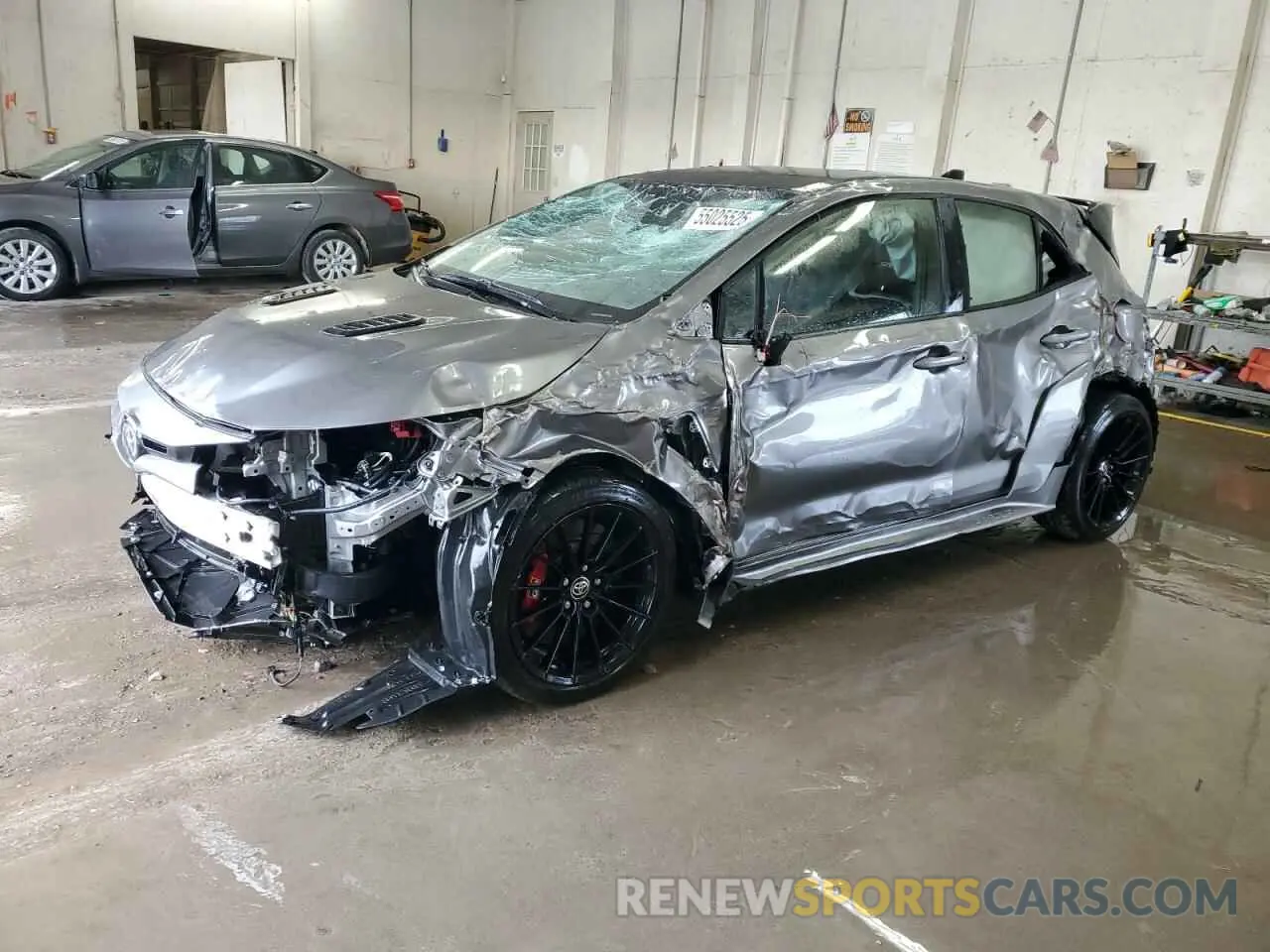 1 Photograph of a damaged car JTNABAAE3PA003912 TOYOTA GR COROLLA 2023