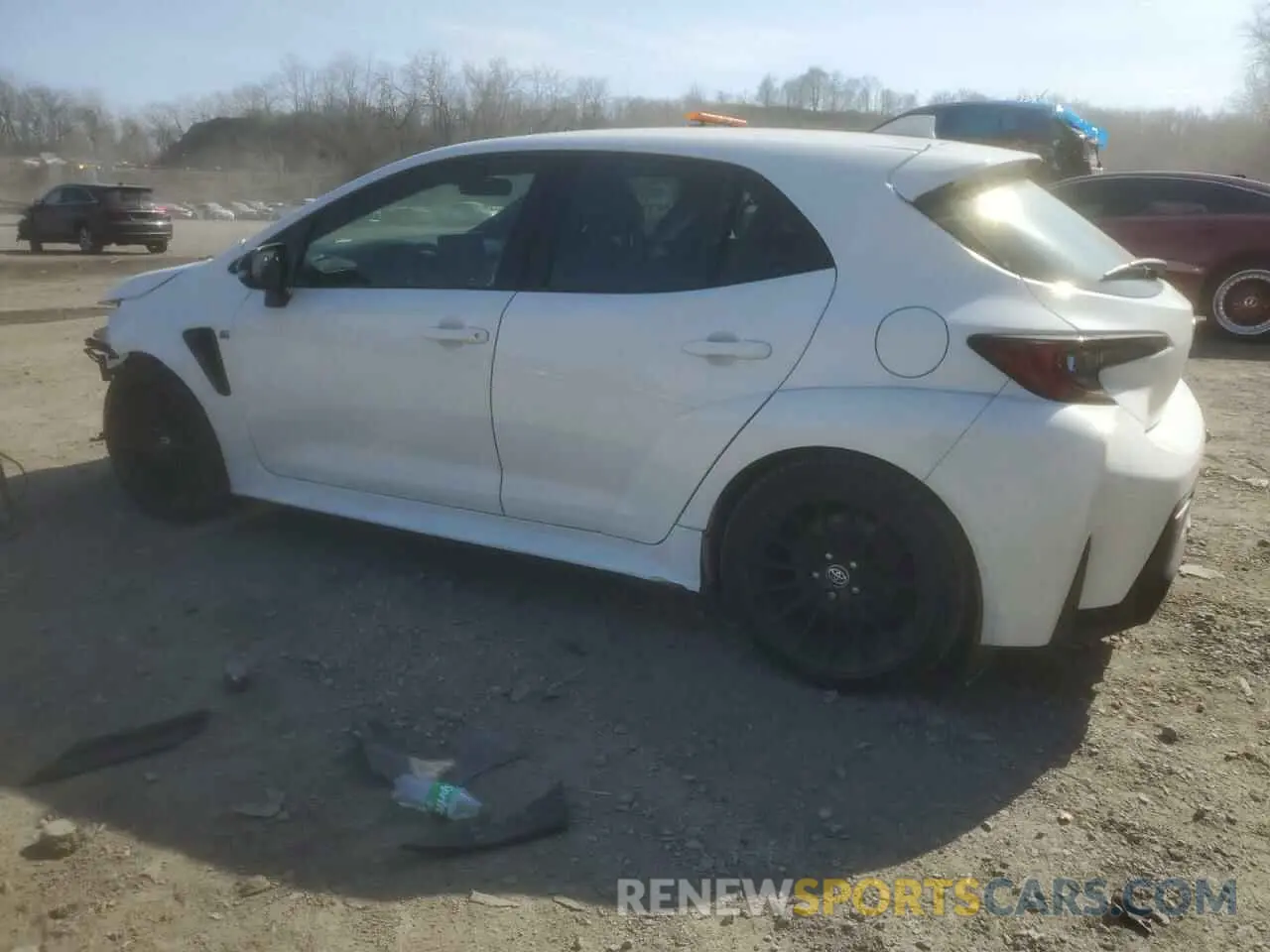 2 Photograph of a damaged car JTNABAAE5PA007721 TOYOTA GR COROLLA 2023