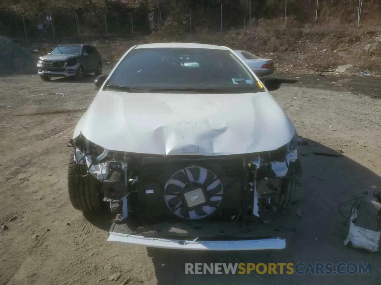 5 Photograph of a damaged car JTNABAAE5PA007721 TOYOTA GR COROLLA 2023