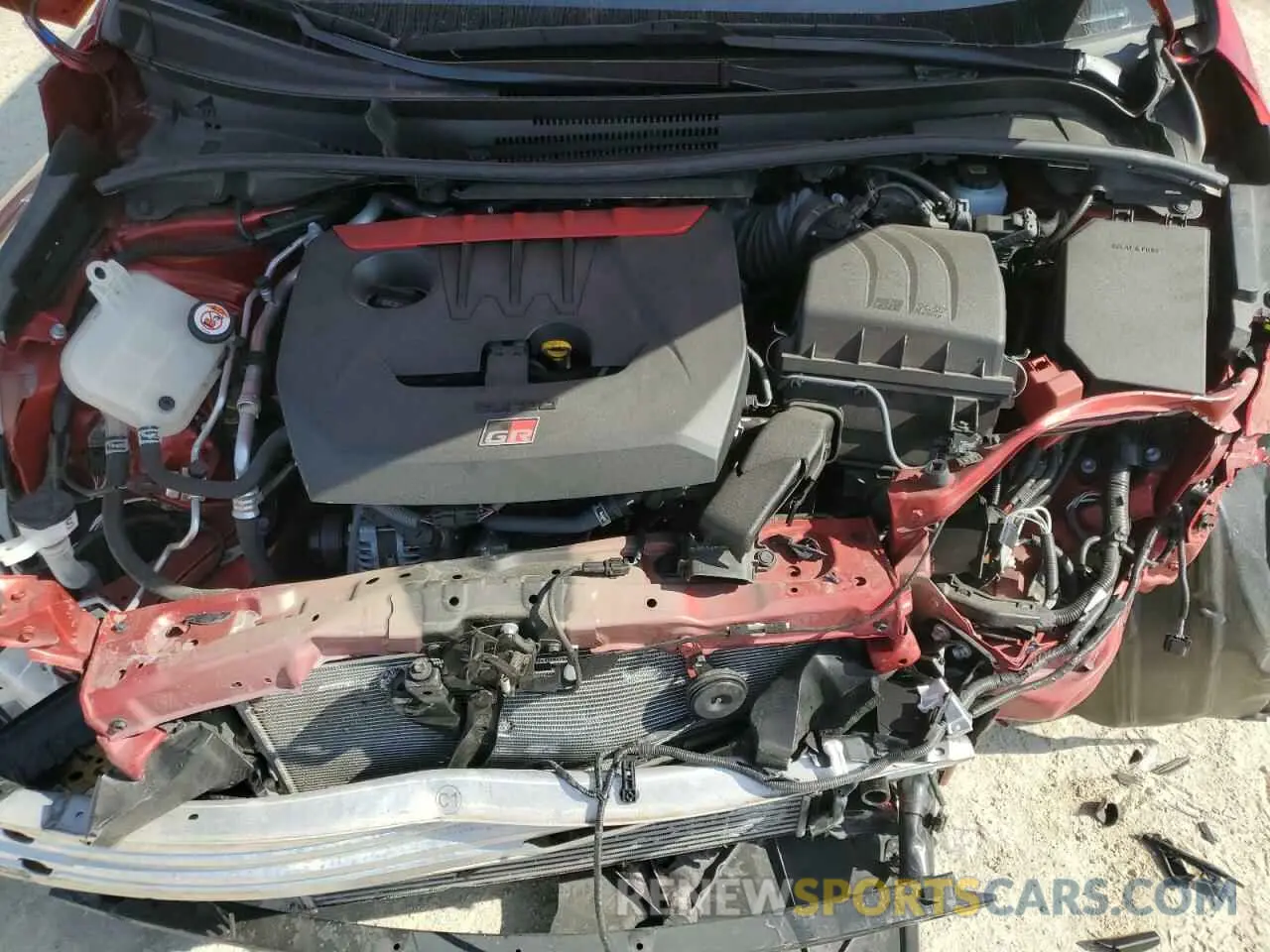 11 Photograph of a damaged car JTNABAAE6PA001605 TOYOTA GR COROLLA 2023