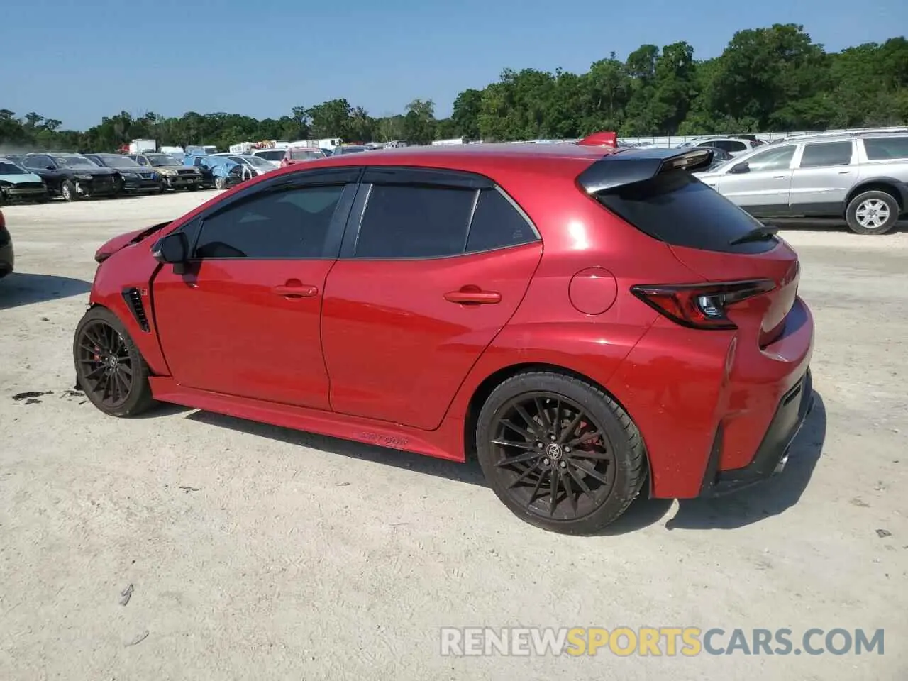 2 Photograph of a damaged car JTNABAAE6PA001605 TOYOTA GR COROLLA 2023