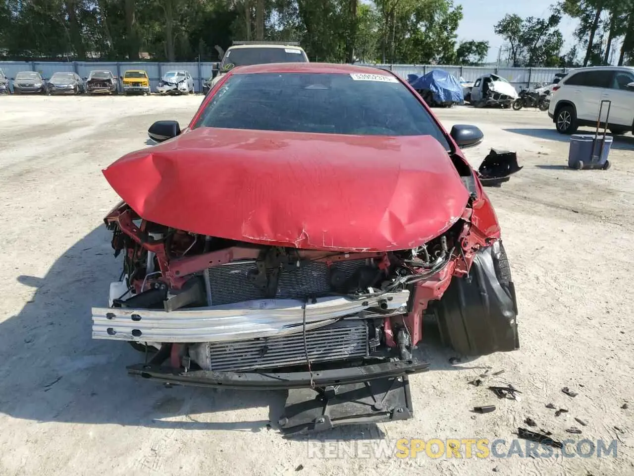 5 Photograph of a damaged car JTNABAAE6PA001605 TOYOTA GR COROLLA 2023