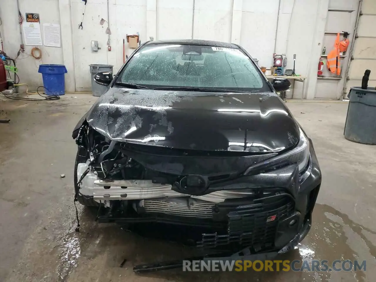 5 Photograph of a damaged car JTNABAAE7PA001421 TOYOTA GR COROLLA 2023