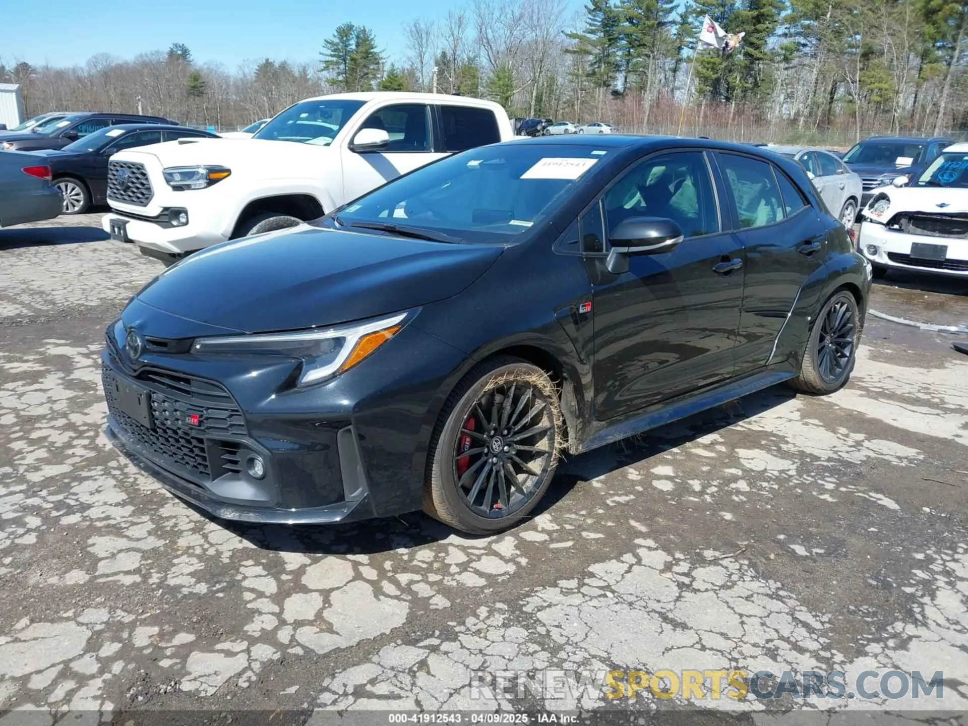 2 Photograph of a damaged car JTNABAAE7PA007090 TOYOTA GR COROLLA 2023