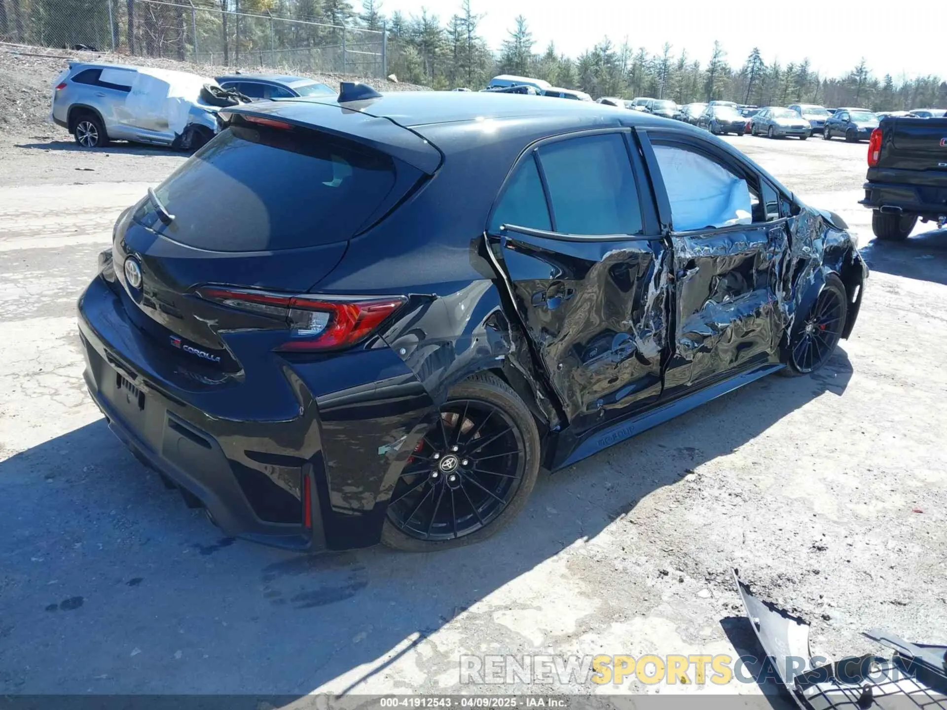 4 Photograph of a damaged car JTNABAAE7PA007090 TOYOTA GR COROLLA 2023