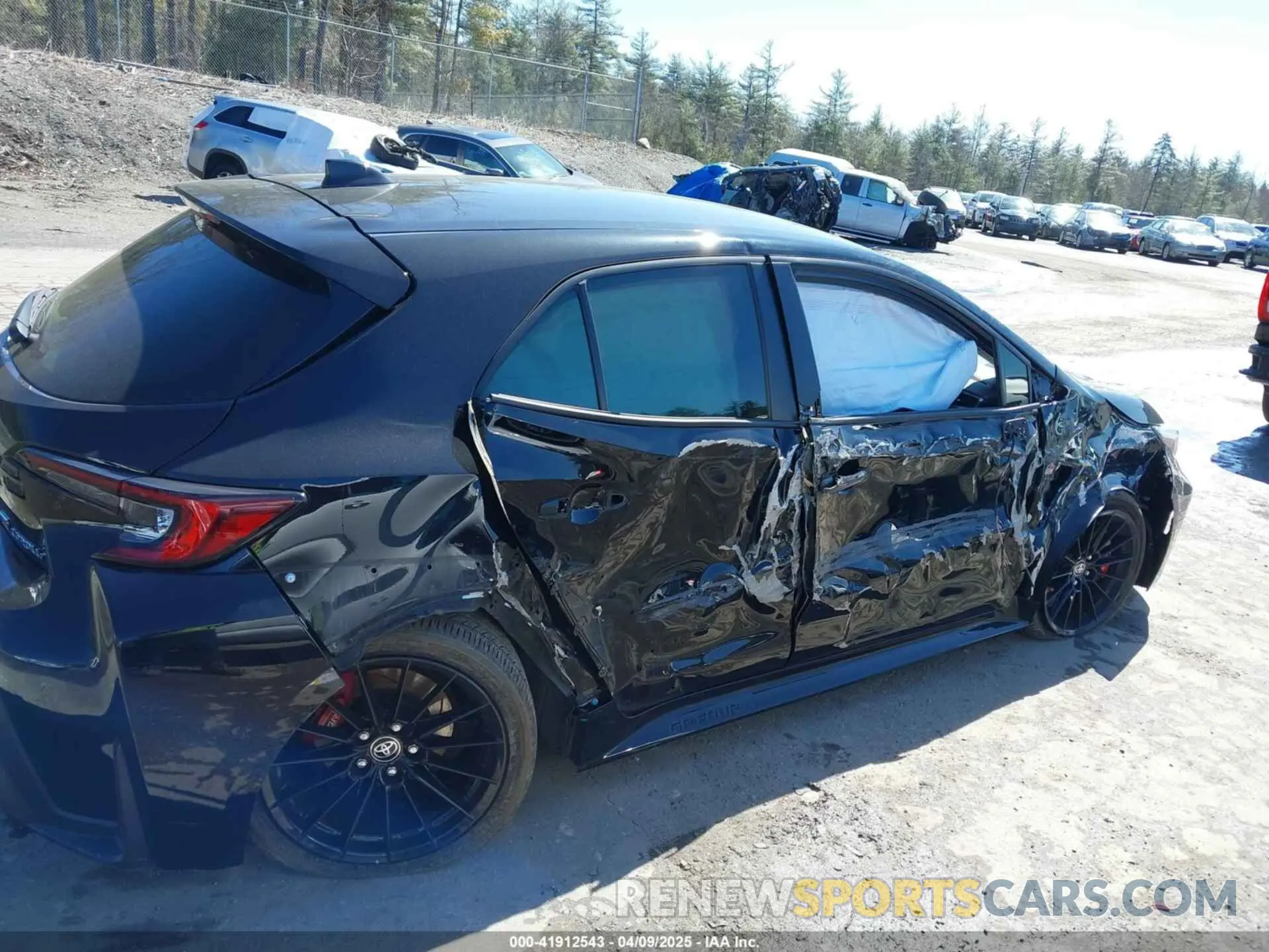 6 Photograph of a damaged car JTNABAAE7PA007090 TOYOTA GR COROLLA 2023