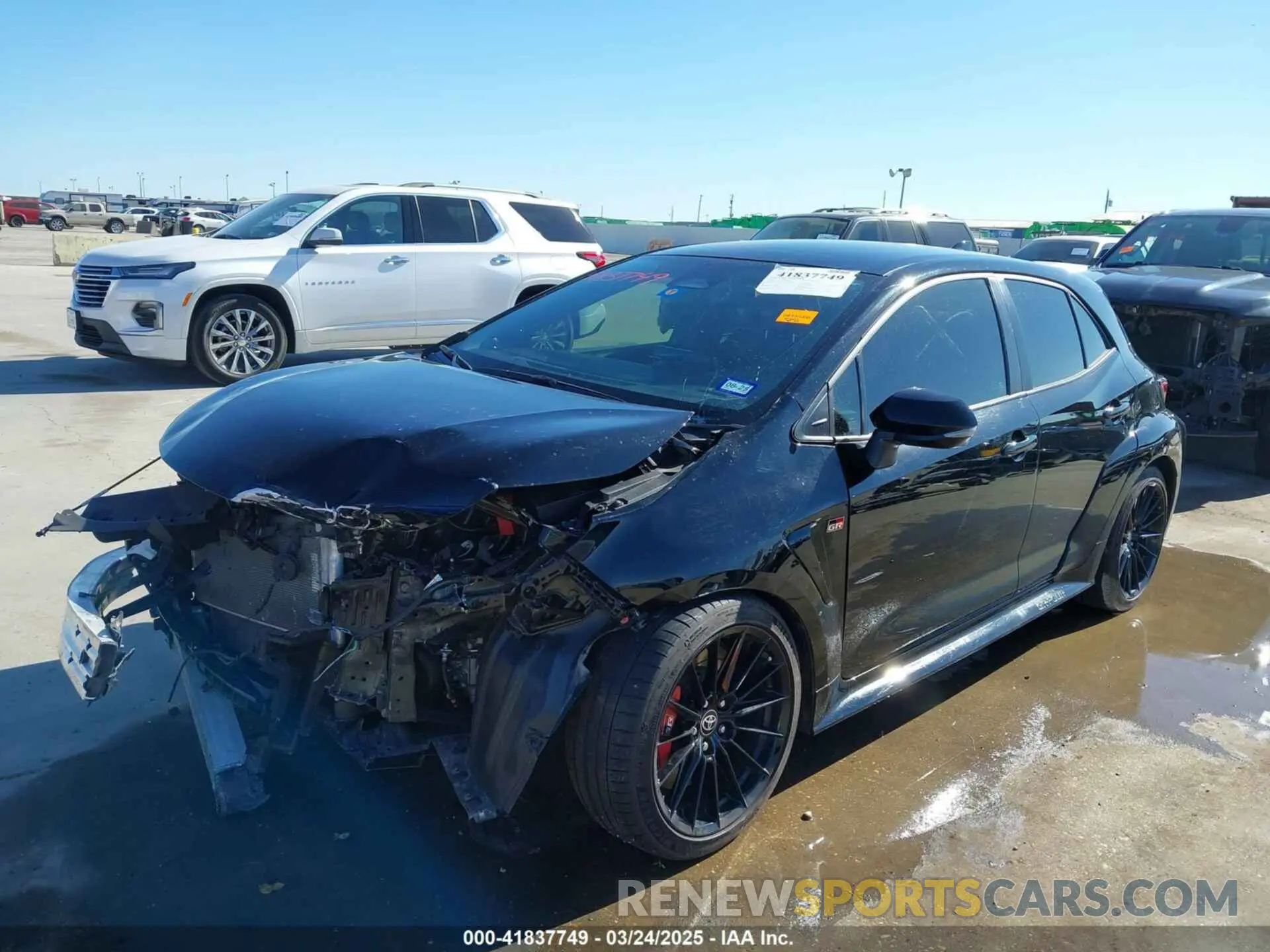 4 Photograph of a damaged car JTNABAAE8PA006823 TOYOTA GR COROLLA 2023