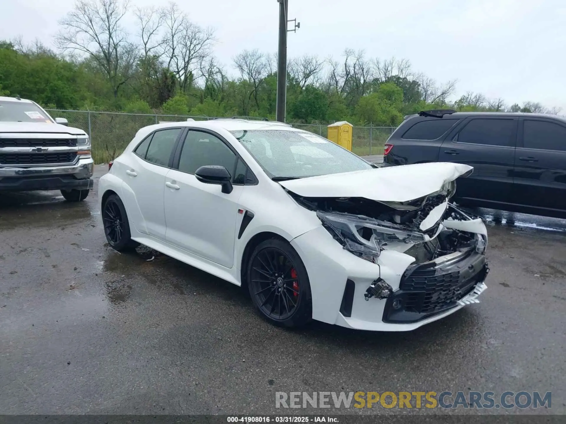 1 Photograph of a damaged car JTNABAAE9PA002795 TOYOTA GR COROLLA 2023