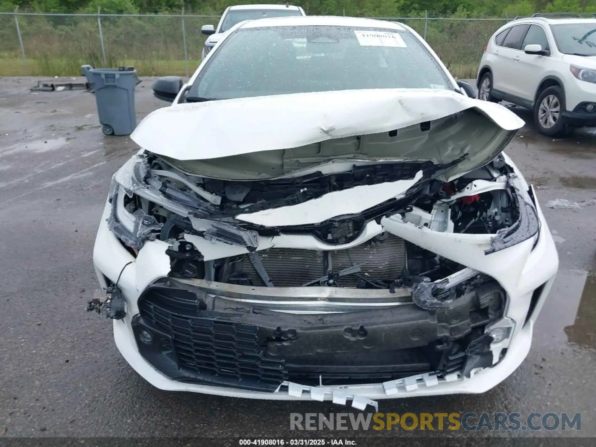 10 Photograph of a damaged car JTNABAAE9PA002795 TOYOTA GR COROLLA 2023