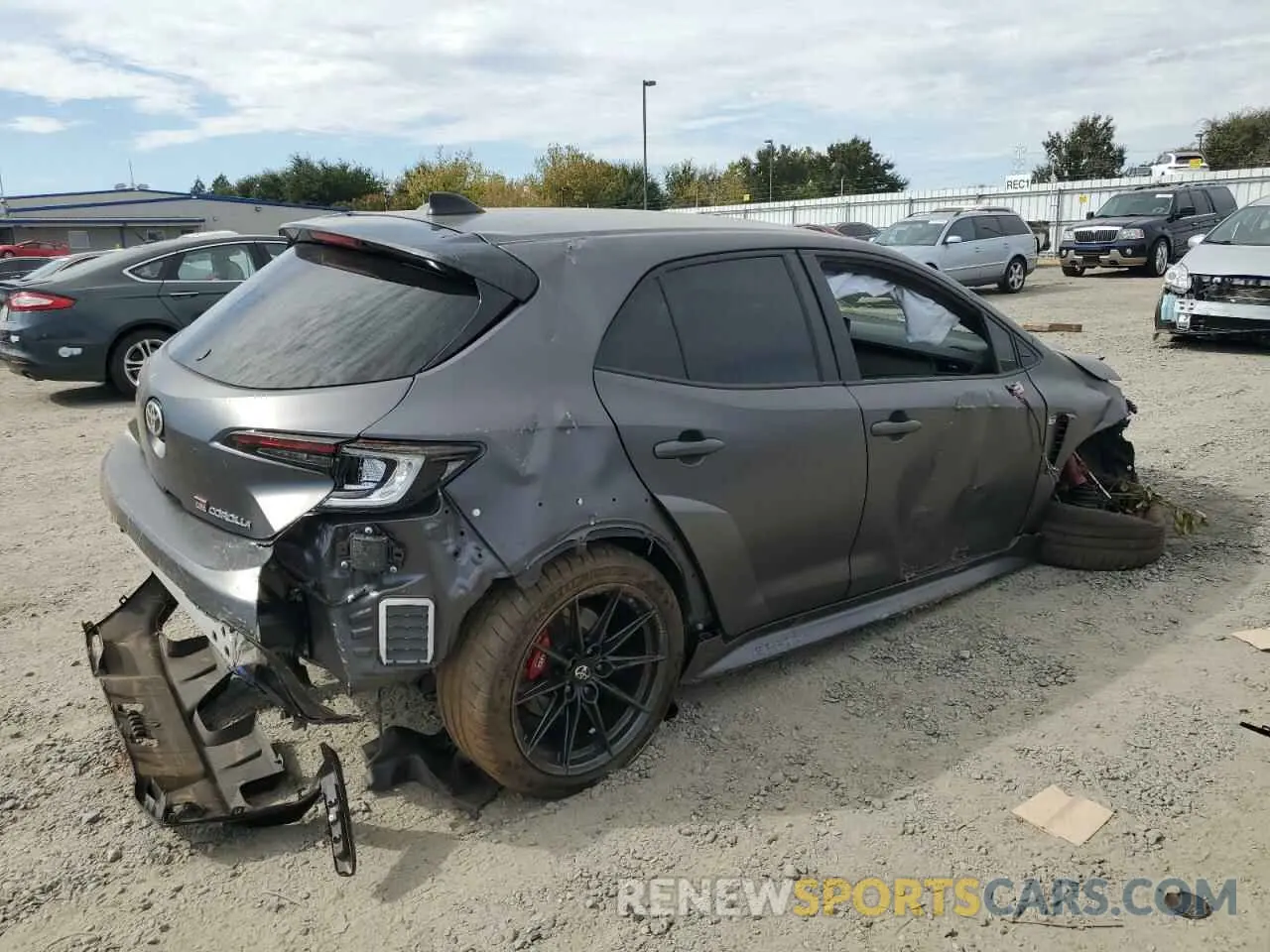 3 Photograph of a damaged car JTNABBAE6PA002923 TOYOTA GR COROLLA 2023