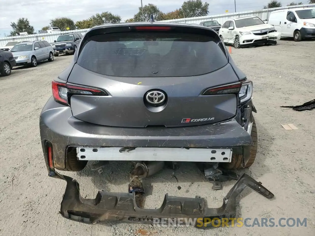 6 Photograph of a damaged car JTNABBAE6PA002923 TOYOTA GR COROLLA 2023