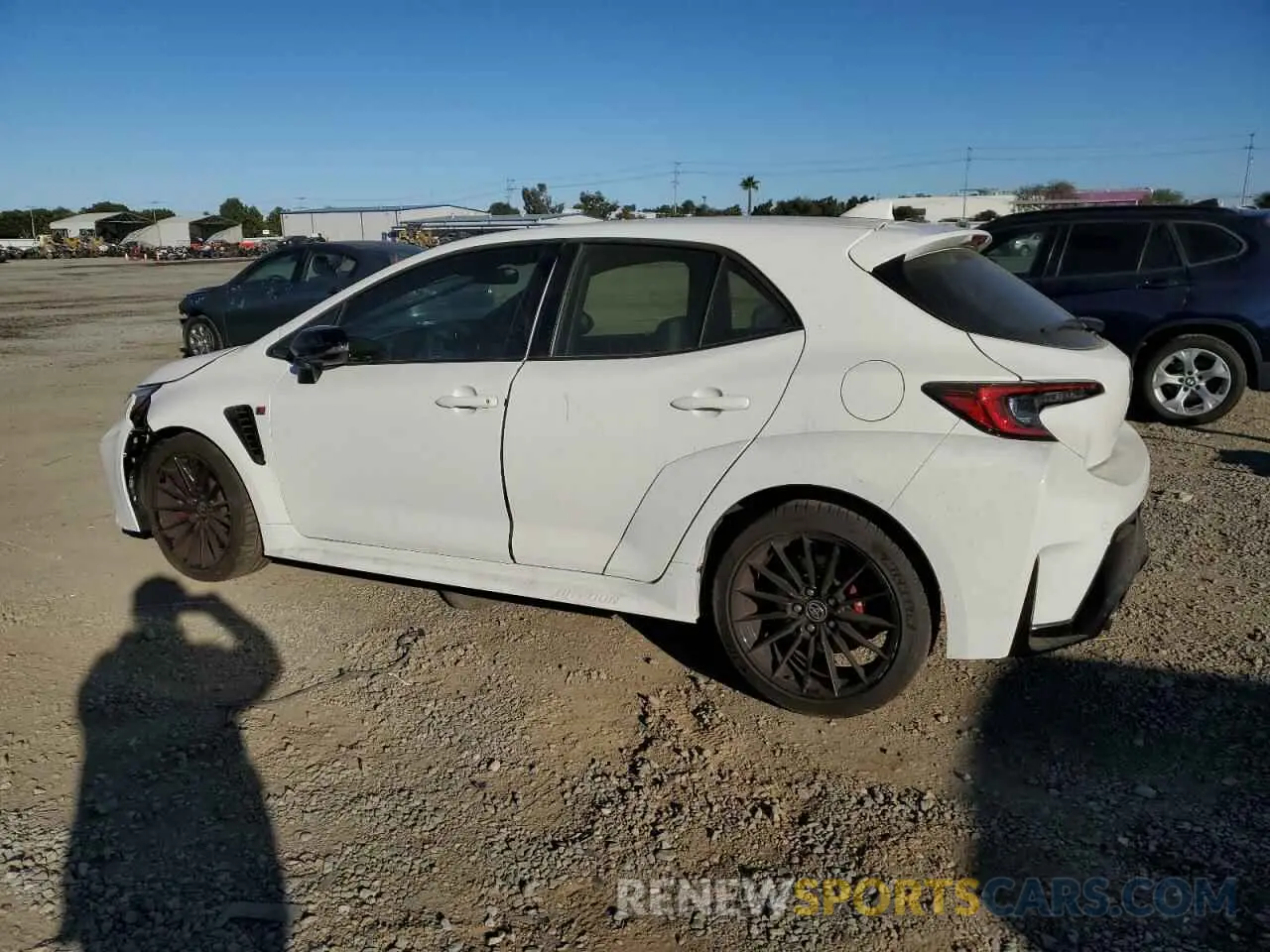 2 Photograph of a damaged car JTNABAAE0RA010528 TOYOTA GR COROLLA 2024