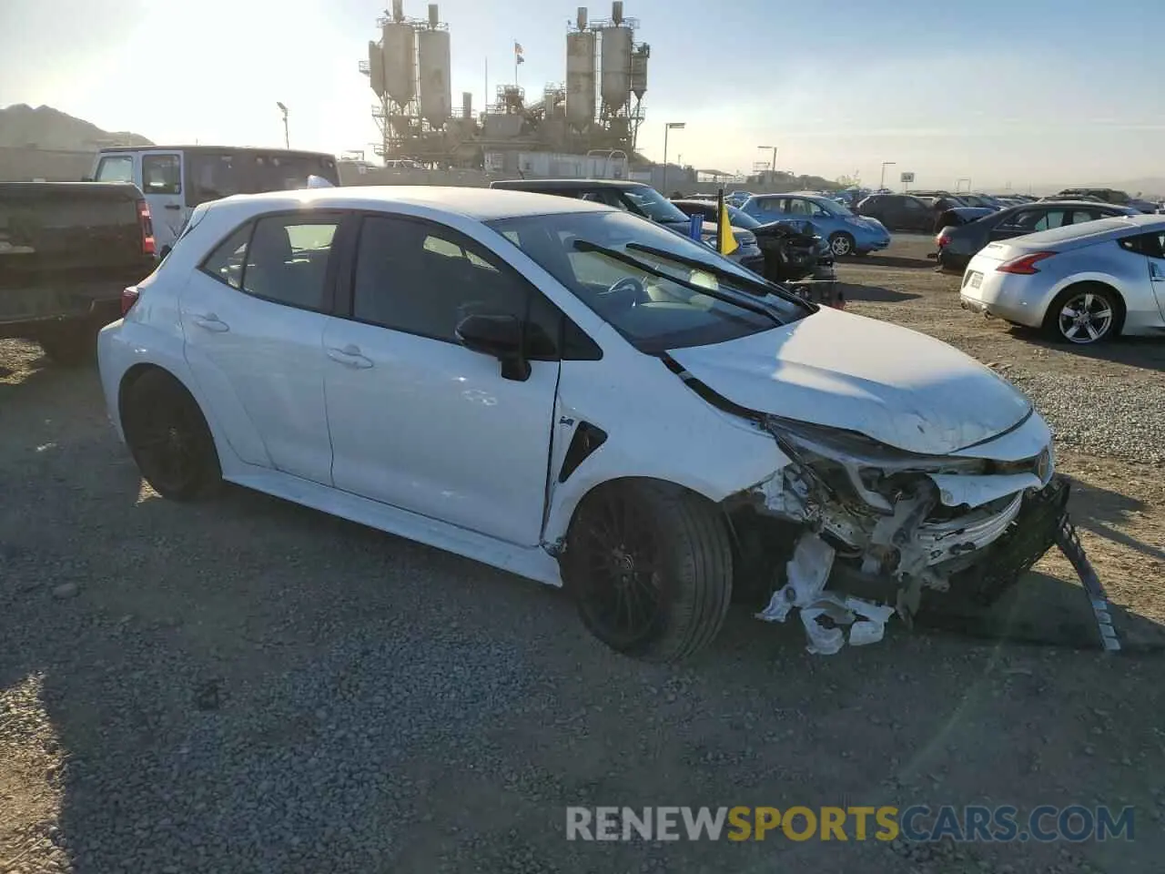 4 Photograph of a damaged car JTNABAAE0RA010528 TOYOTA GR COROLLA 2024
