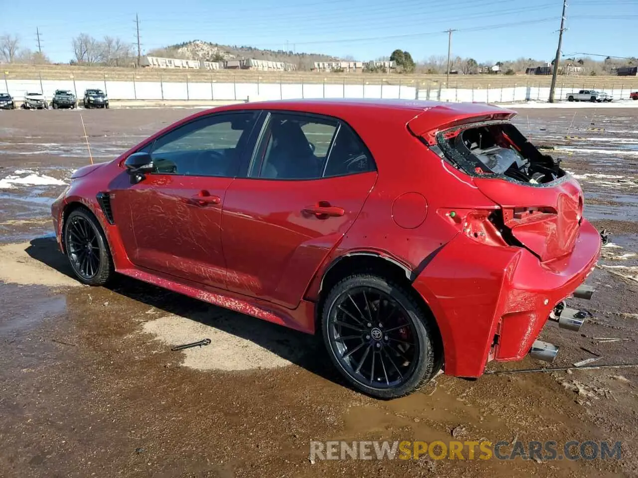 2 Photograph of a damaged car JTNABAAE1RA012708 TOYOTA GR COROLLA 2024