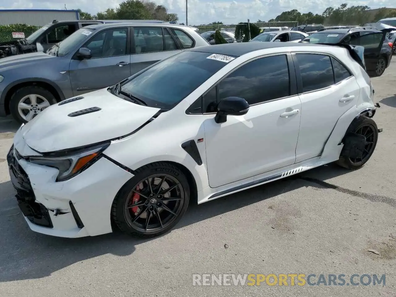 1 Photograph of a damaged car JTNABAAE2RA011891 TOYOTA GR COROLLA 2024