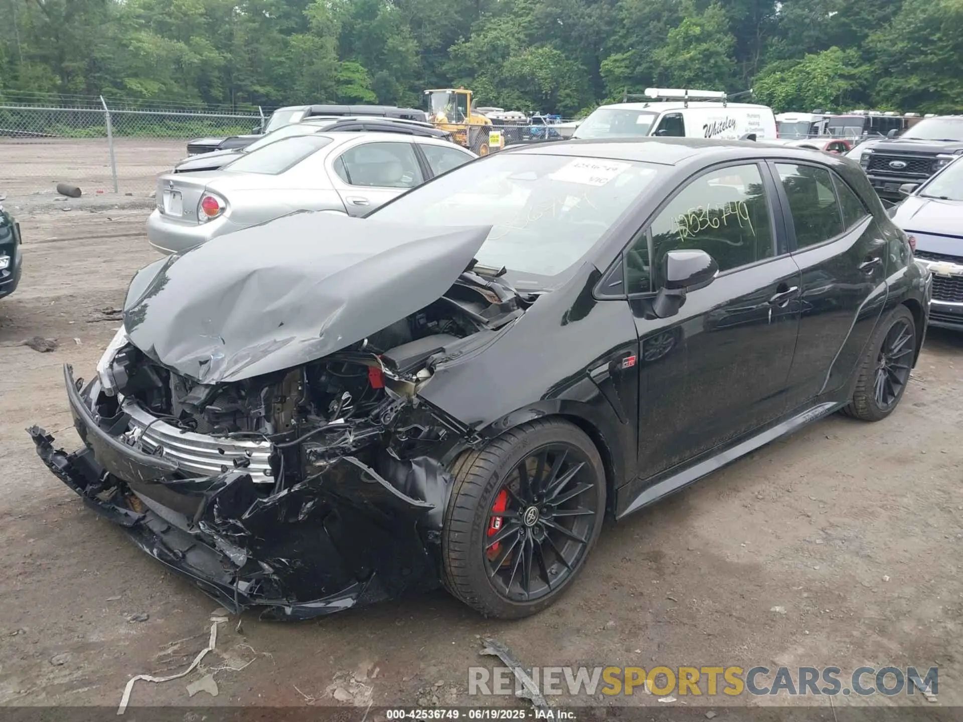 2 Photograph of a damaged car JTNABAAE2RA013026 TOYOTA GR COROLLA 2024