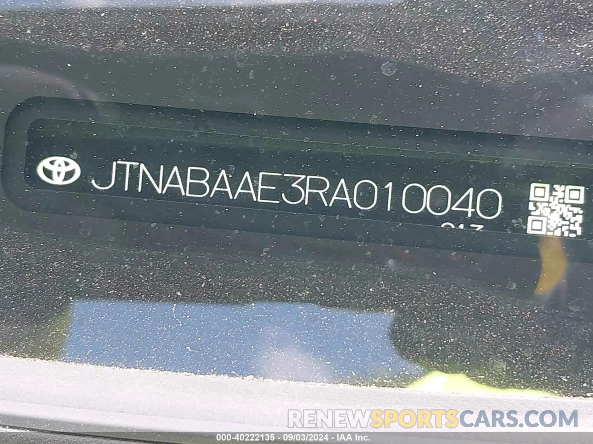 9 Photograph of a damaged car JTNABAAE3RA010040 TOYOTA GR COROLLA 2024
